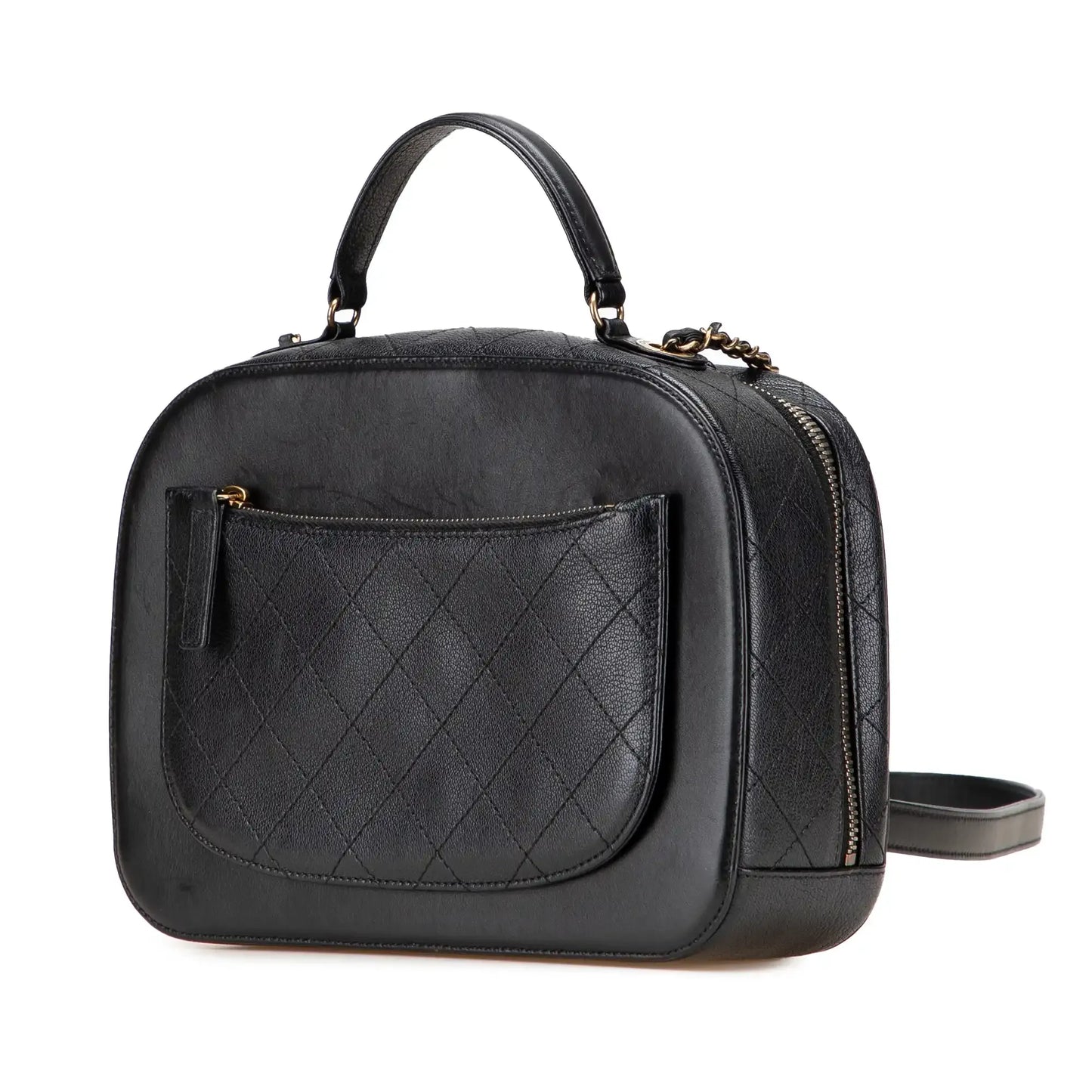 Chanel Goatskin and Quilted Calfskin Coco Curve Vanity Case