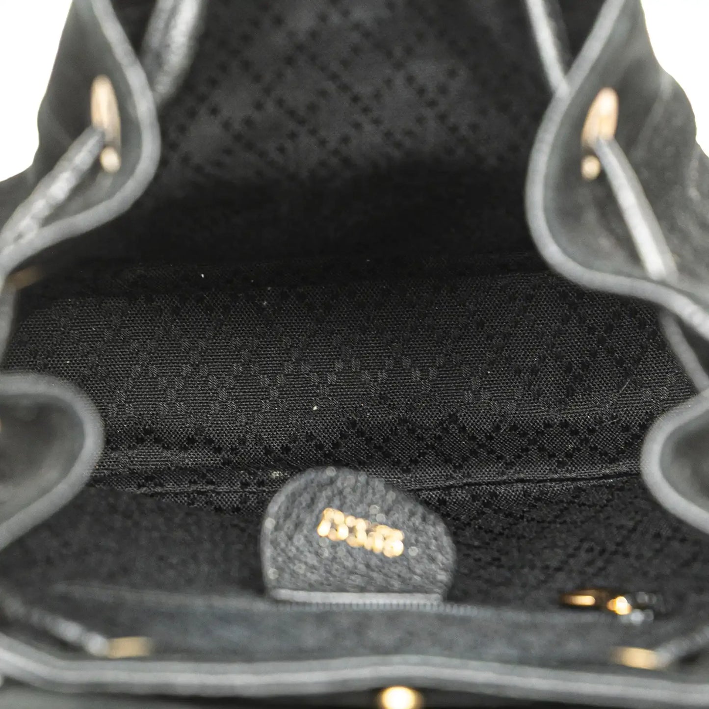 Gucci Suede Bamboo Backpack