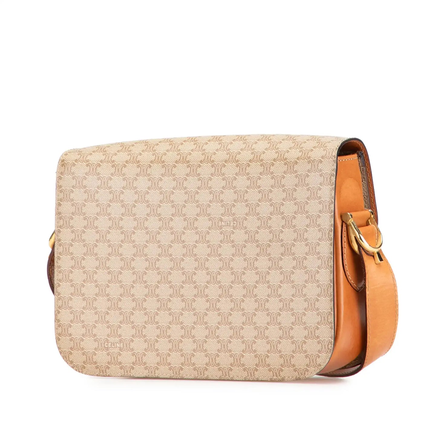 Celine Macadam Coated Canvas Horse Carriage Crossbody