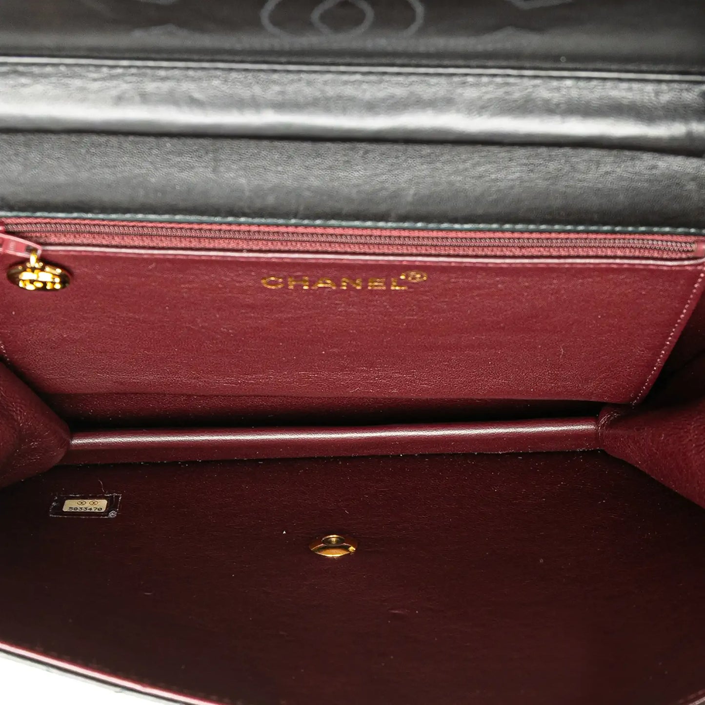 Chanel CC Quilted Lambskin Single Flap