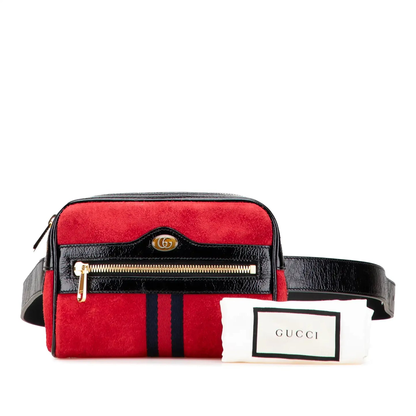 Gucci Small Suede Ophidia Belt Bag