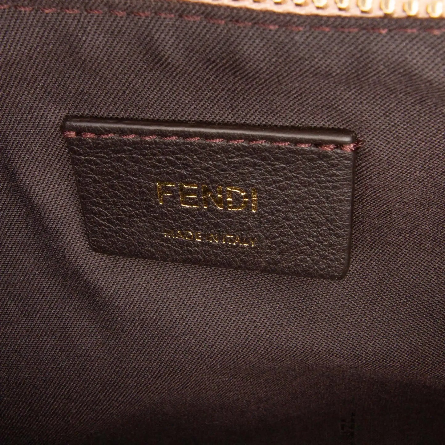 Fendi Small Leather Fendigraphy Hobo