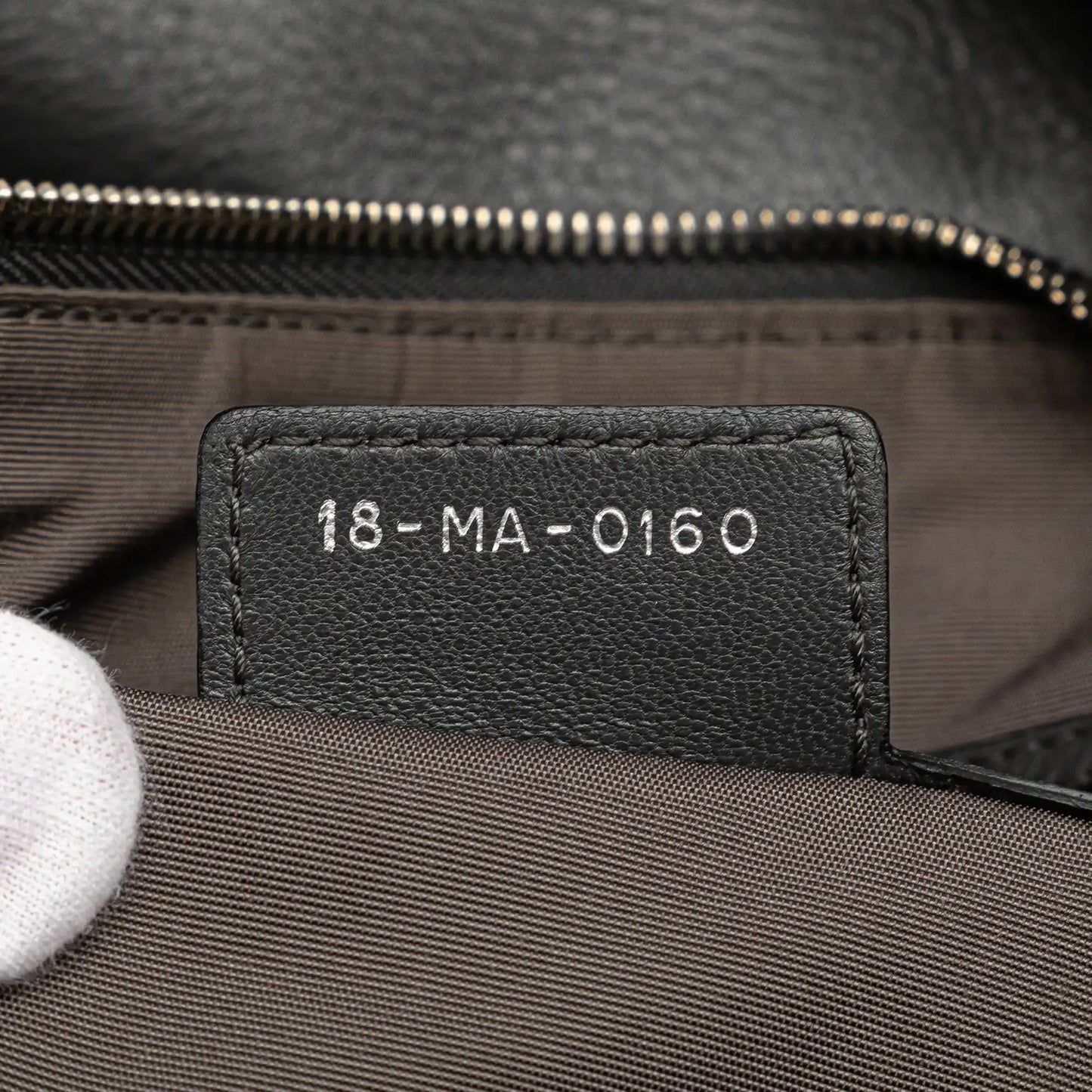 Dior Large Lambskin Cannage Polochon Granville Satchel