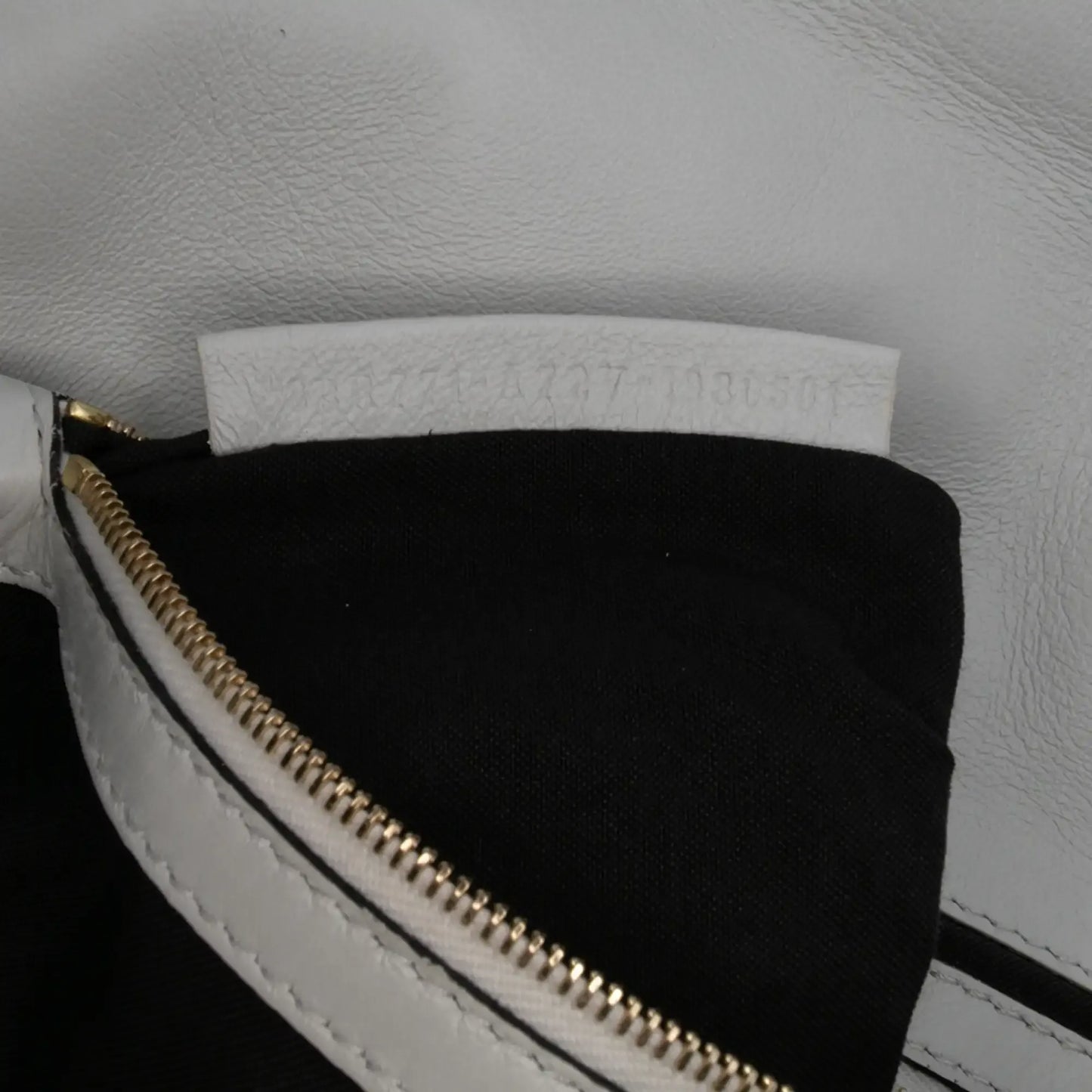 Fendi Large Zucca Embossed Leather Baguette Satchel