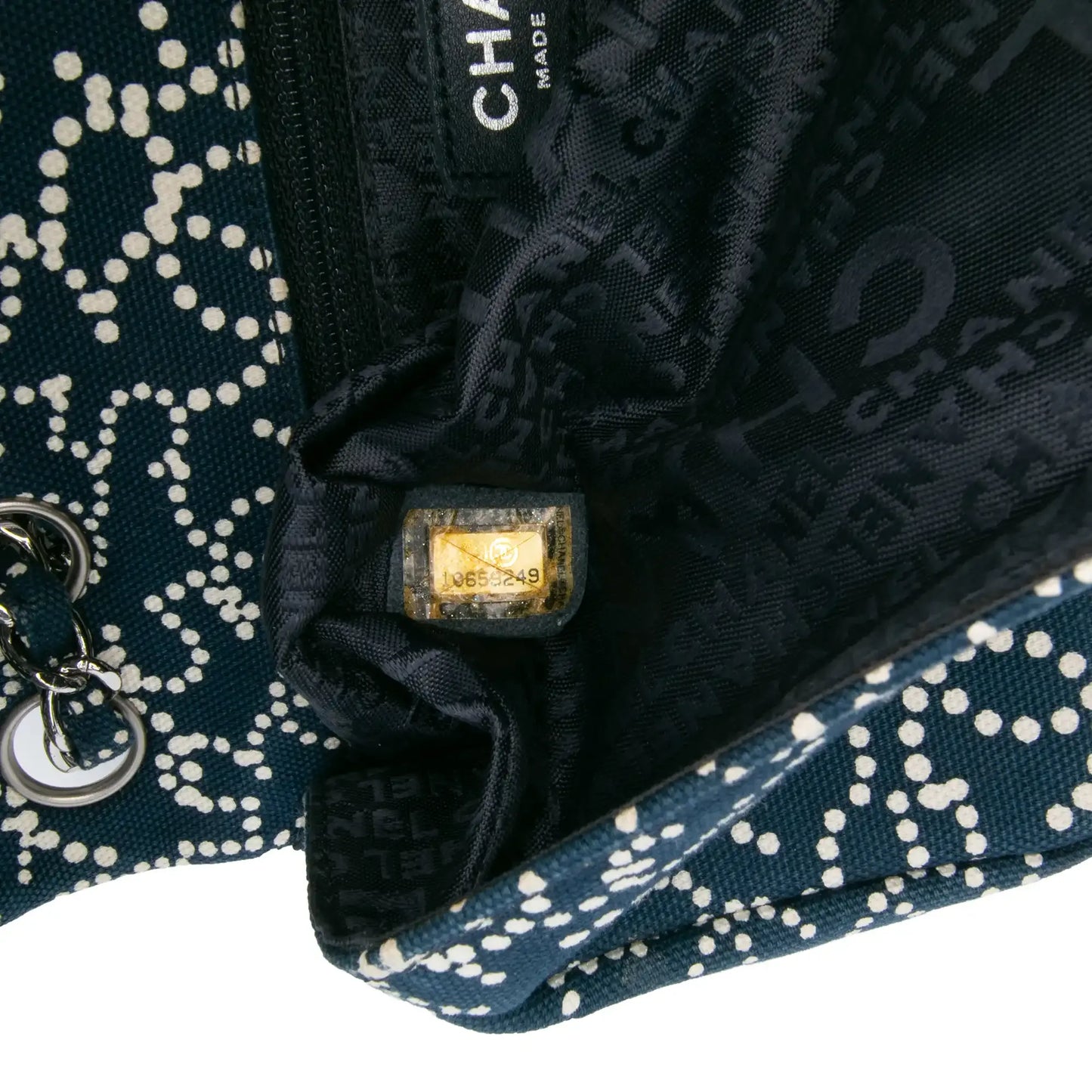 Chanel Small Printed Canvas CC No. 5 Flap
