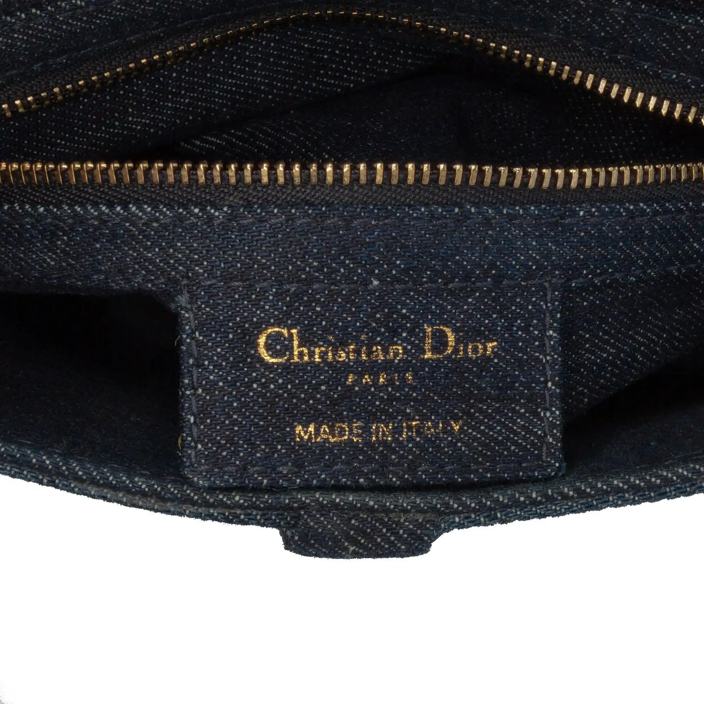 Dior Denim Tie Dye Saddle Bag
