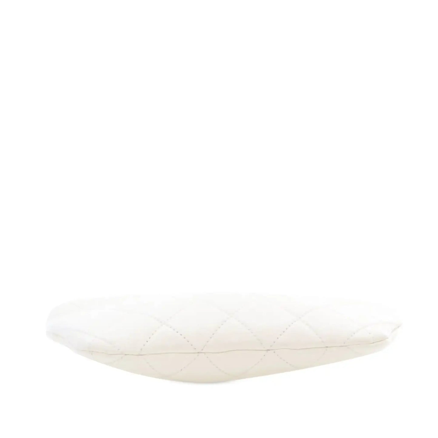 Chanel Quilted Lambskin Pearl Crown Handle Clutch Bag