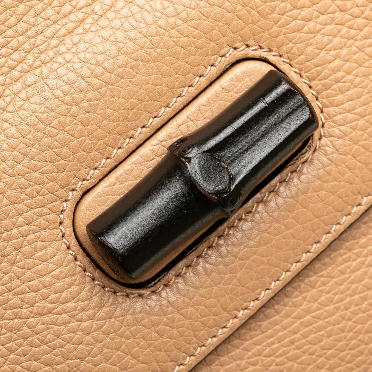 Gucci Small Leather Bamboo Daily Satchel