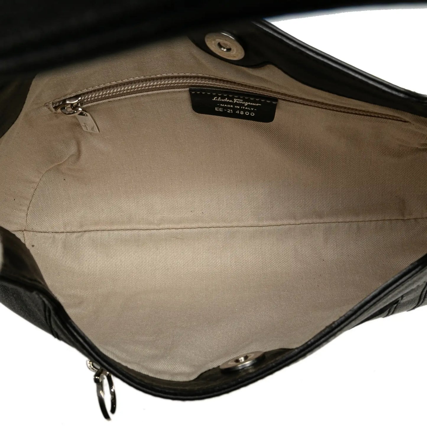 Ferragamo Leather Gancini Hobo
