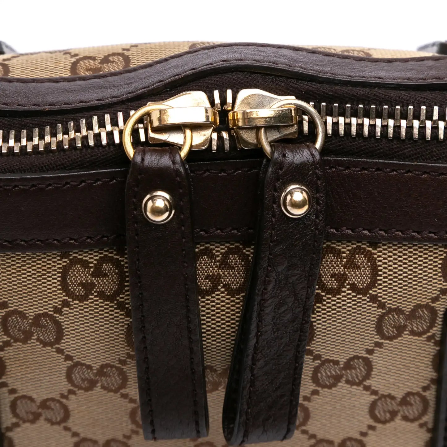 Gucci Medium GG Canvas Charm Dome Satchel