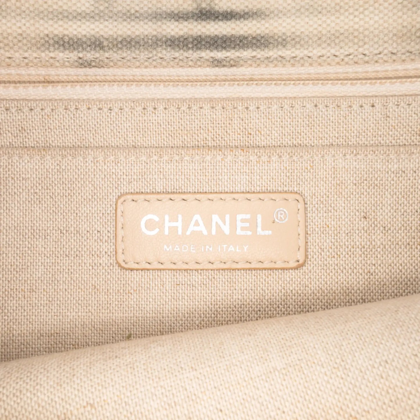 Chanel Canvas Iliad Flap Clutch