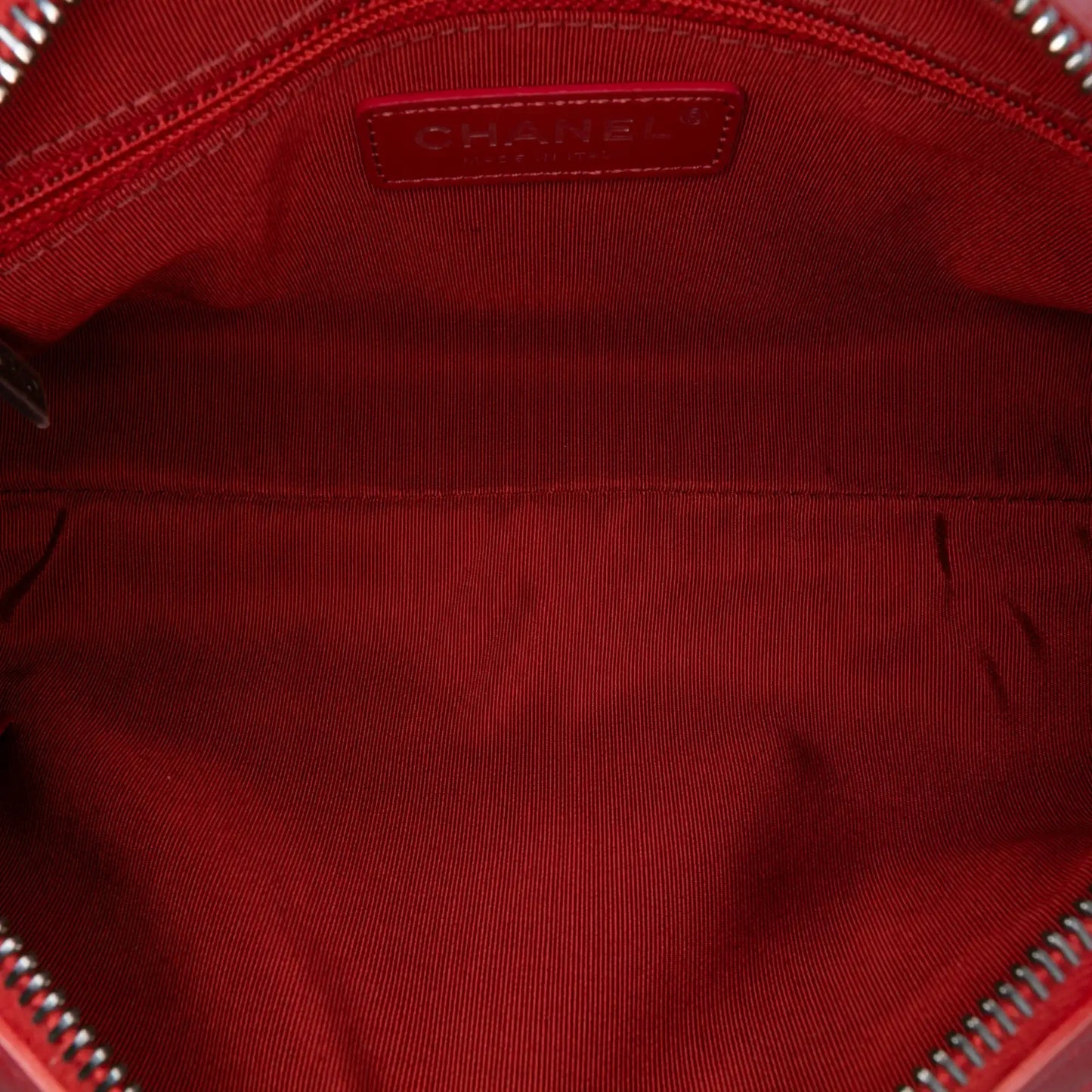 Chanel Calfskin Signature Chain 20s Bowling Bag