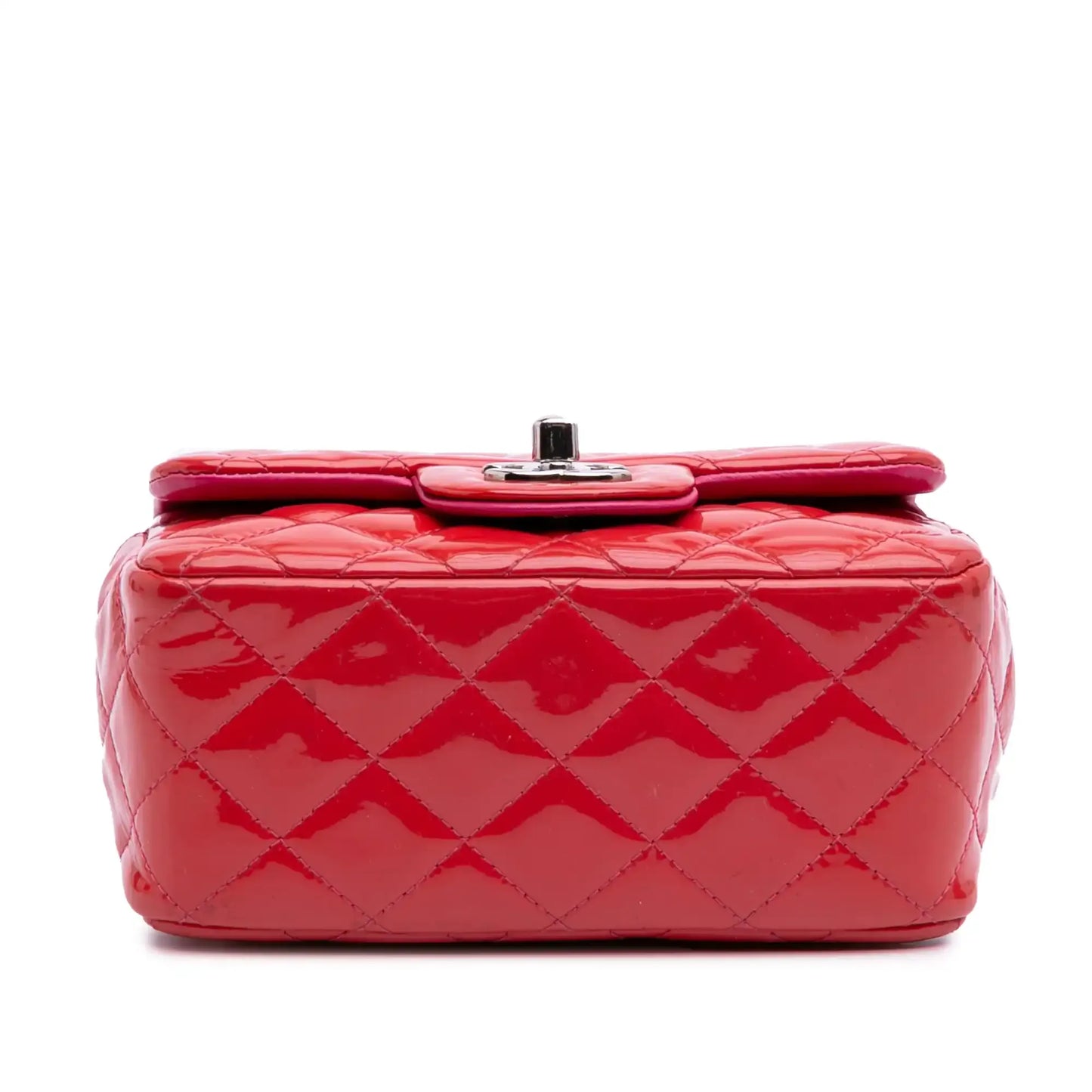 Chanel Mini Square Classic Patent Single Flap