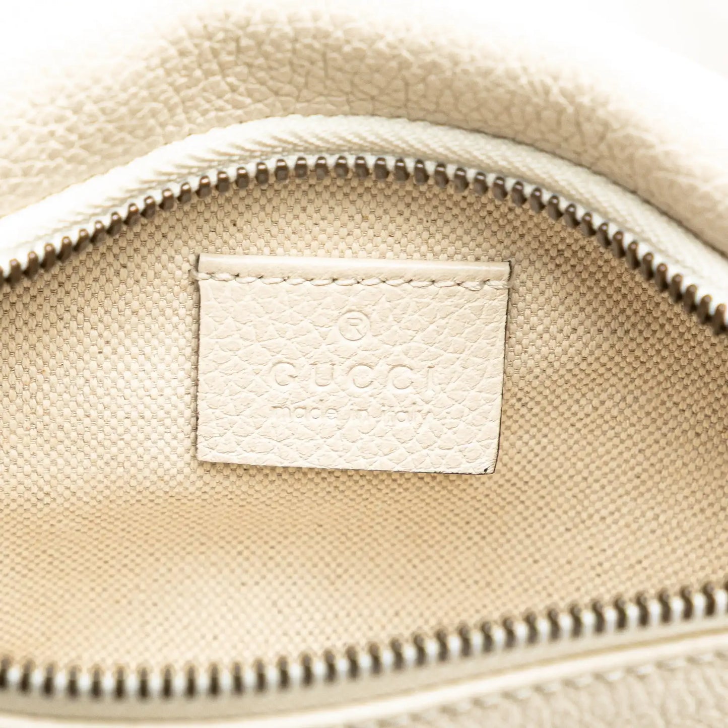 Gucci Logo Leather Belt Bag