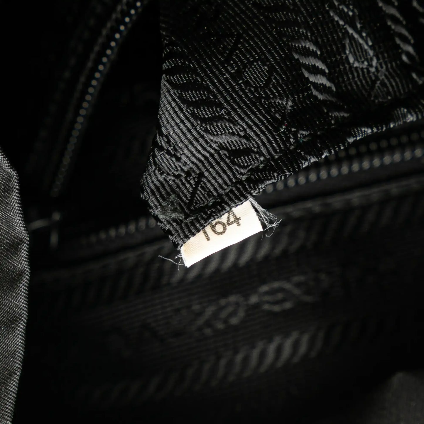 Prada Saffiano Trimmed Tessuto Backpack