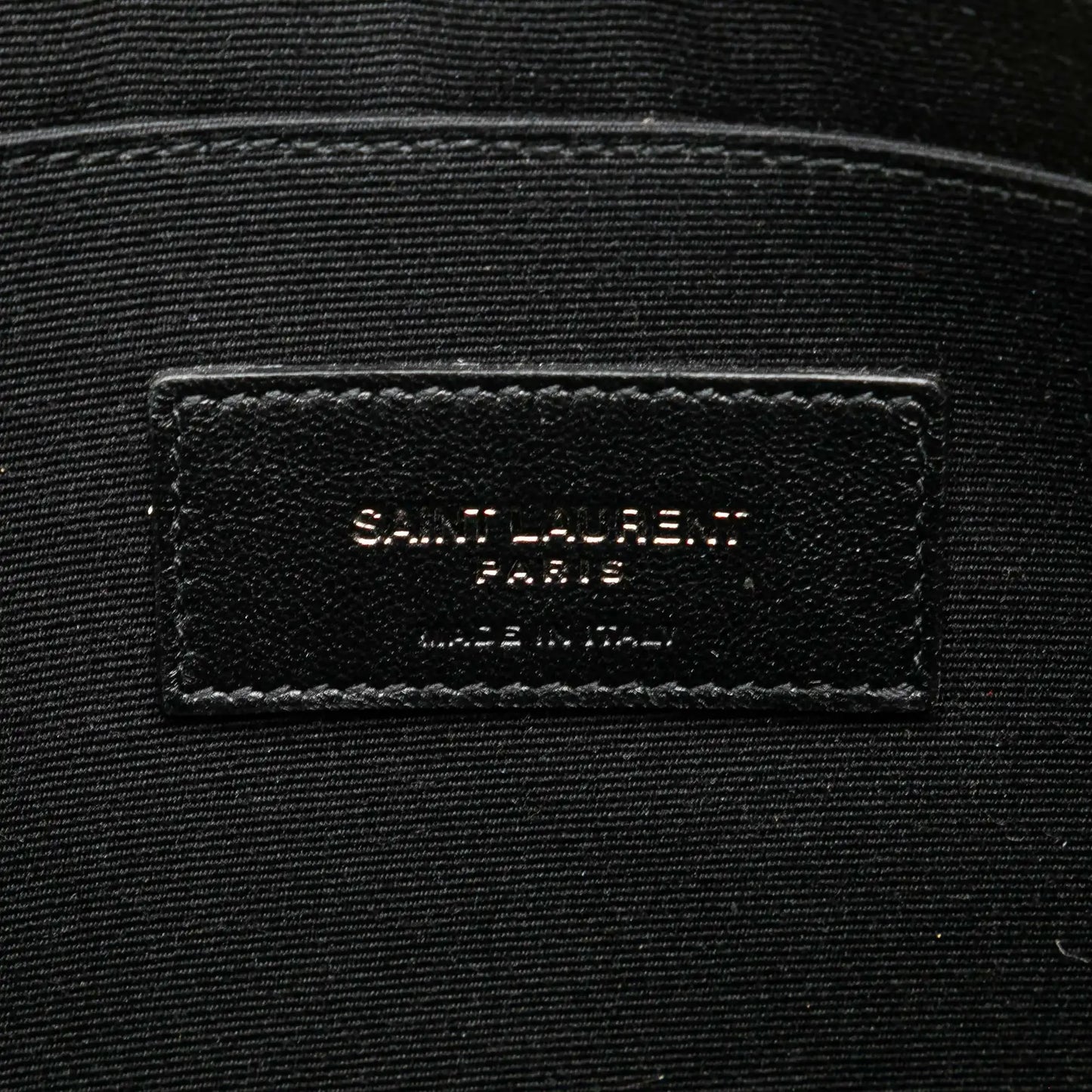 Saint Laurent Grain De Poudre Monogram Monochrome iPad Case