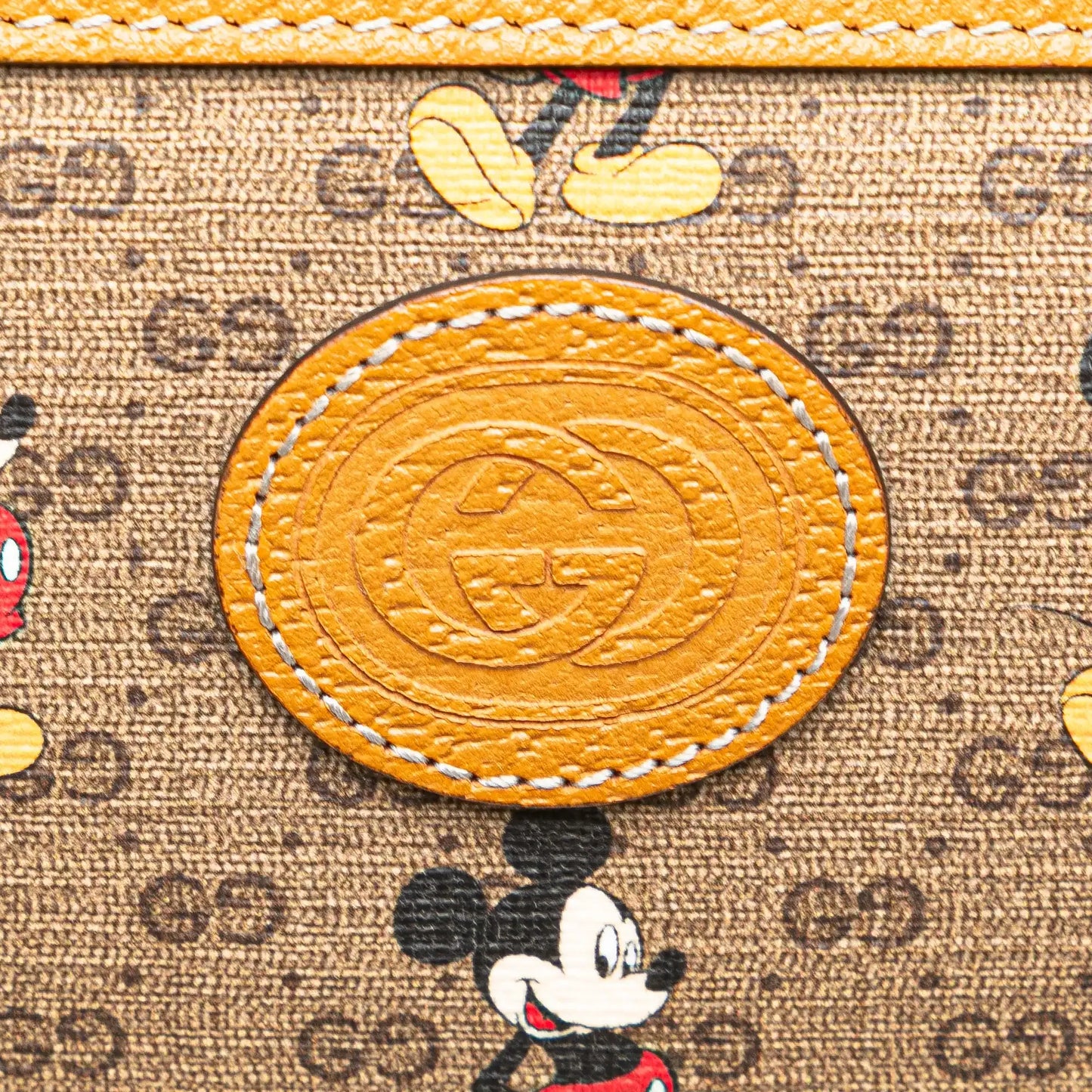 Gucci Disney Micro GG Supreme Mickey Mouse Clutch
