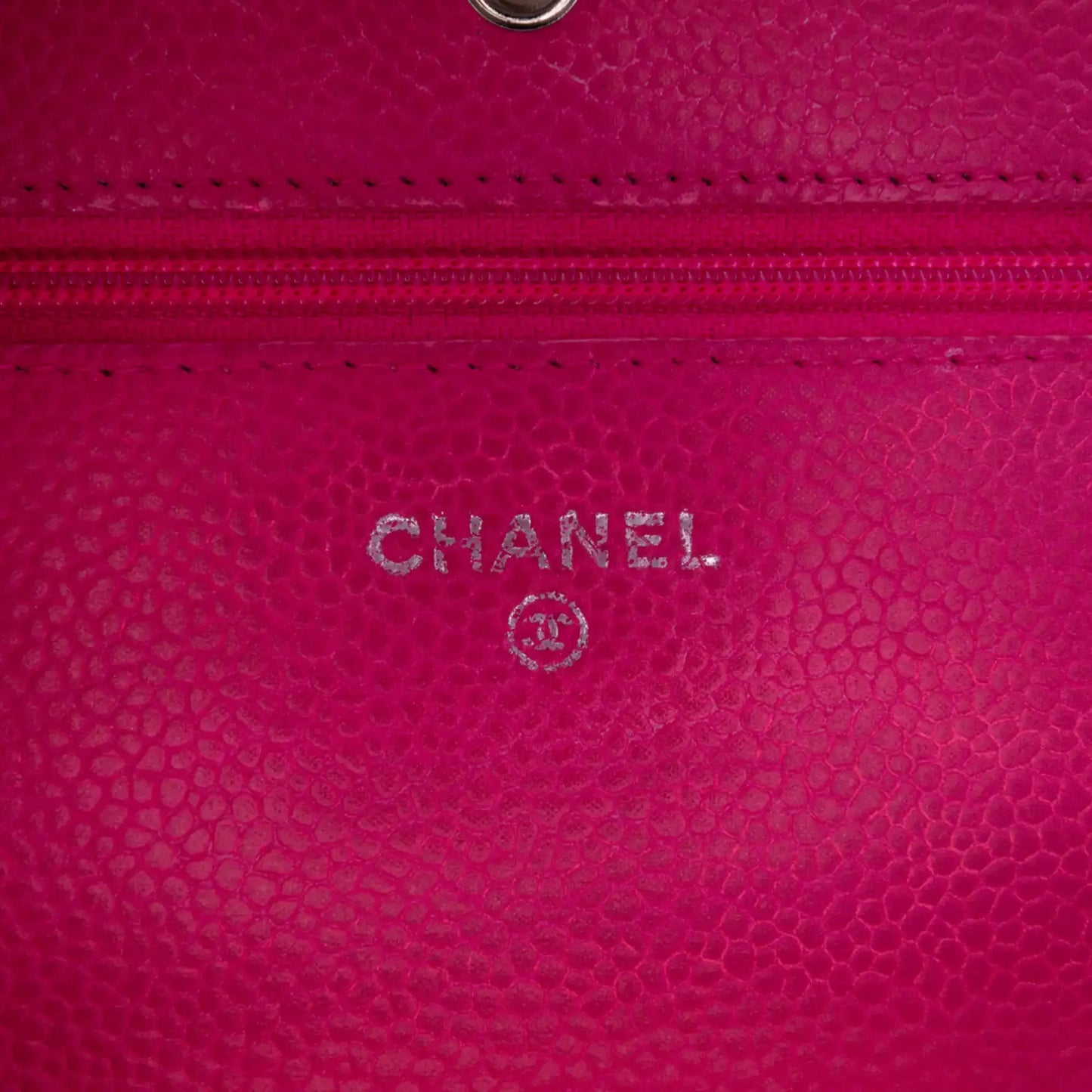 Chanel Classic Caviar Wallet On Chain