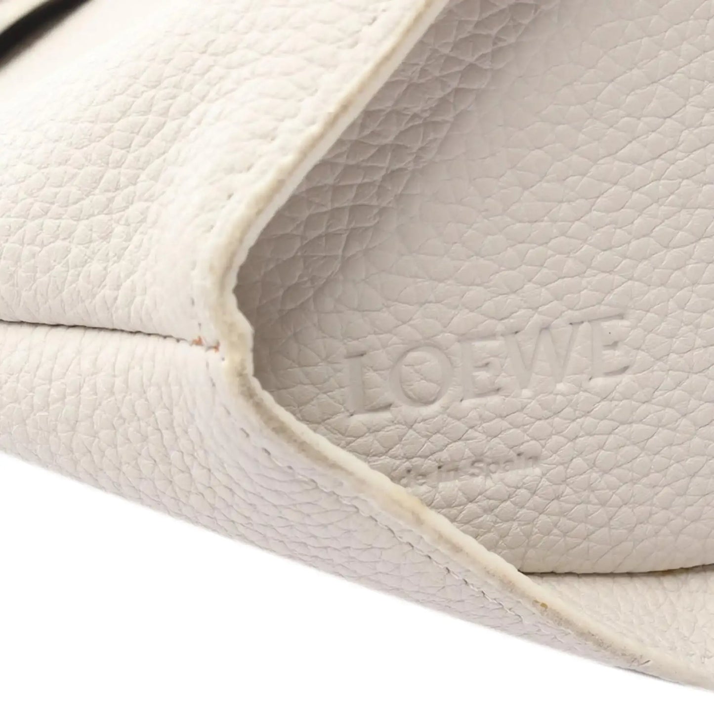 Loewe Mini Calfskin Shearling Bunny Crossbody