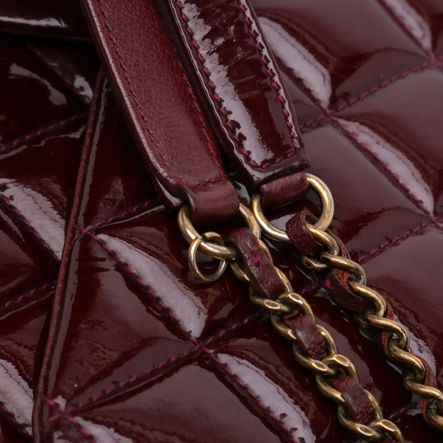 Chanel Paris-Salzburg Medium Patent Goatskin CC Eyelet Flap