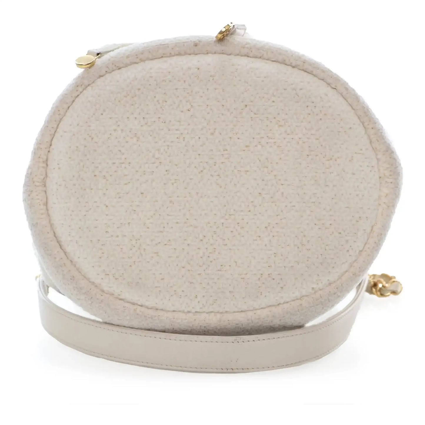 Chanel Small Tweed Deauville Drawstring Bucket Bag