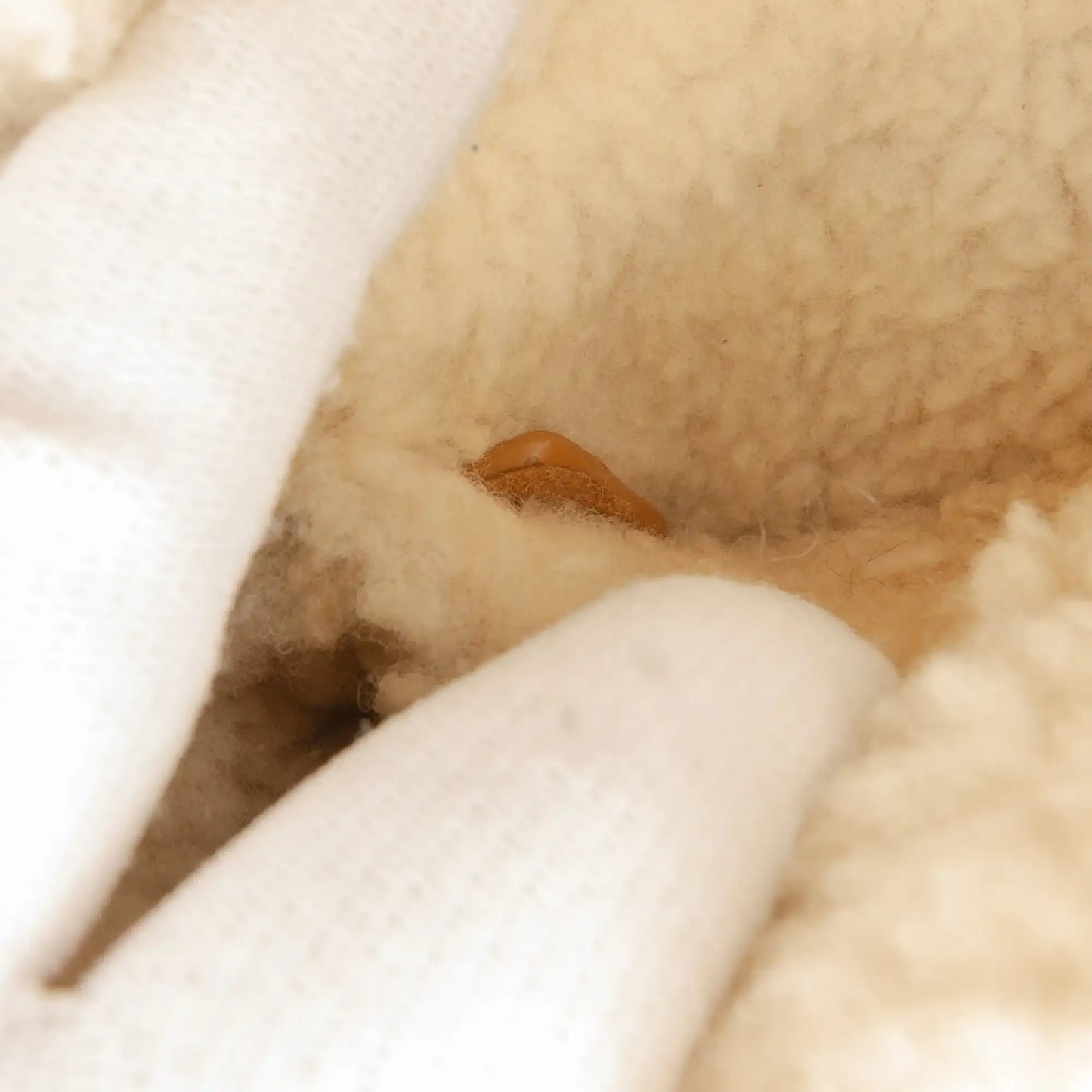 Dior Mini Suede Shearling Cannage Lady Dior