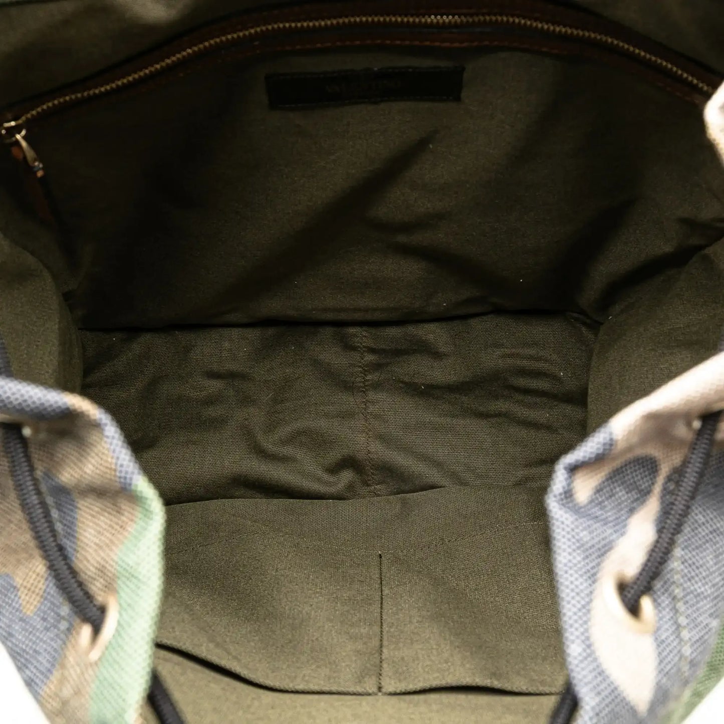 Valentino Canvas Camouflage Backpack