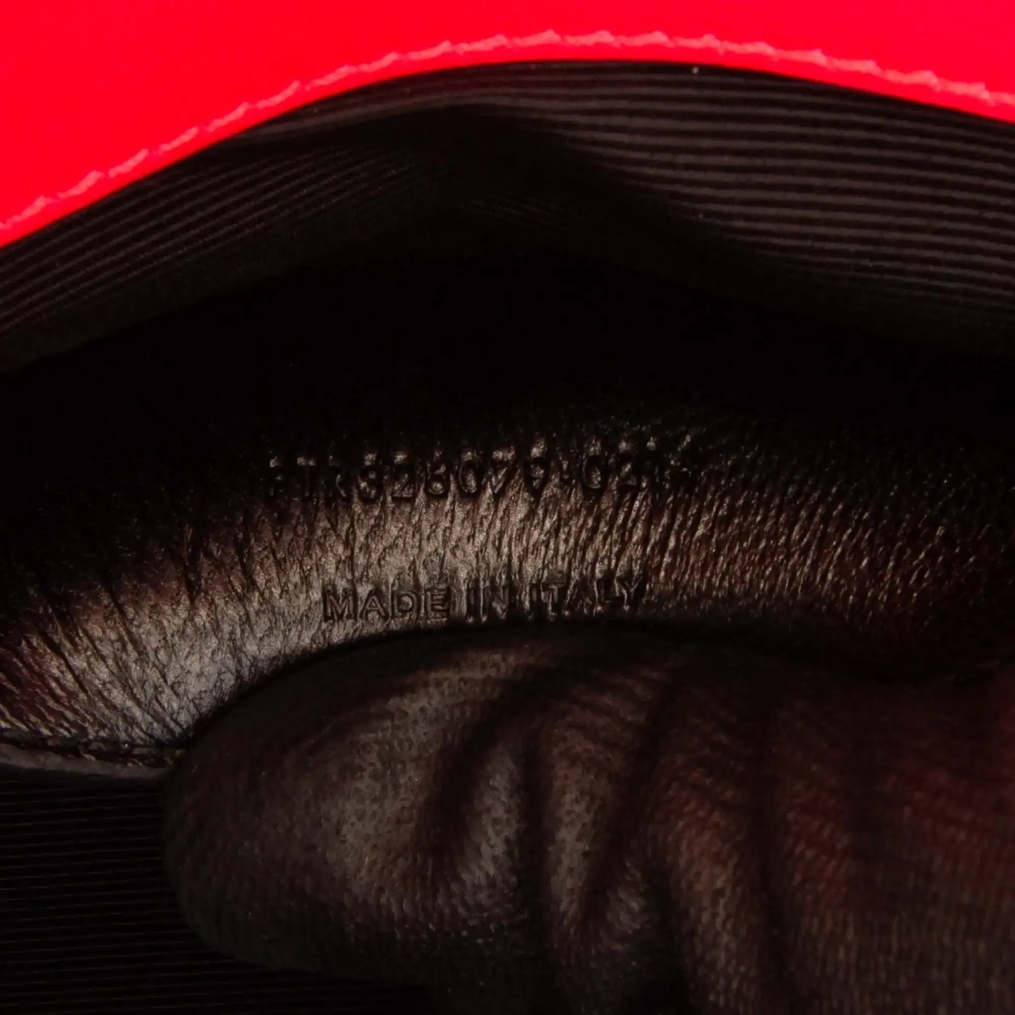 Saint Laurent Leather Cassandre Clutch