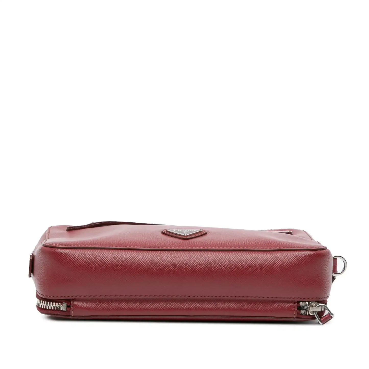 Prada Saffiano Portfolio Zip Clutch