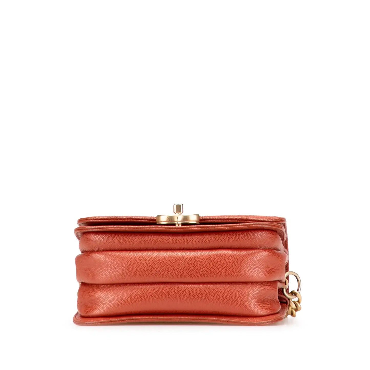 Chanel Mini CC Quilted Caviar Messenger Single Flap