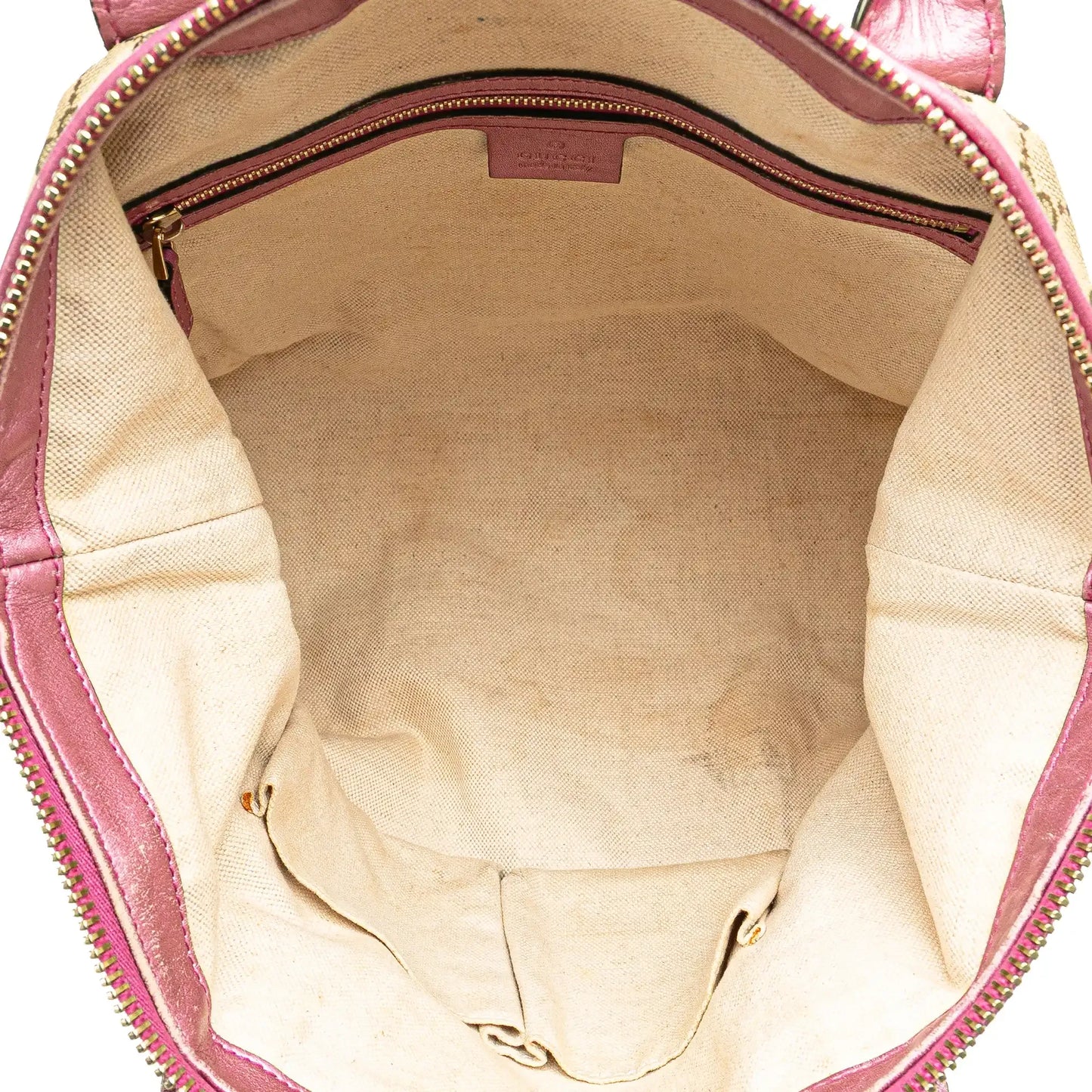 Gucci GG Canvas Heart Bit Satchel