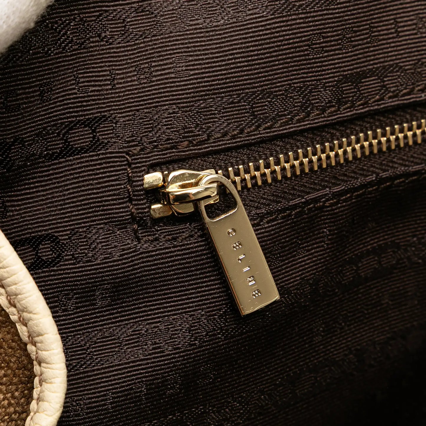 Celine Canvas Boogie Tassel Tote