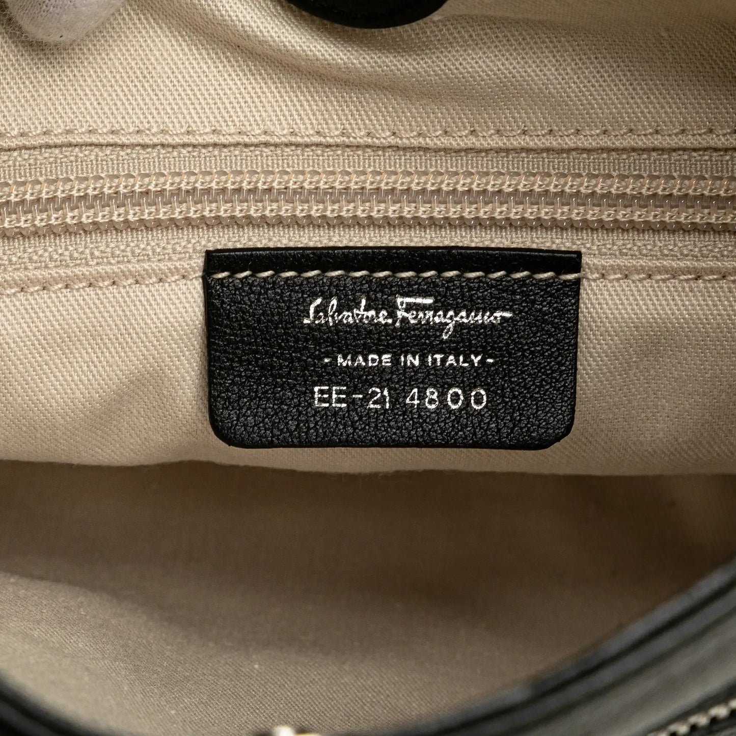 Ferragamo Leather Gancini Hobo
