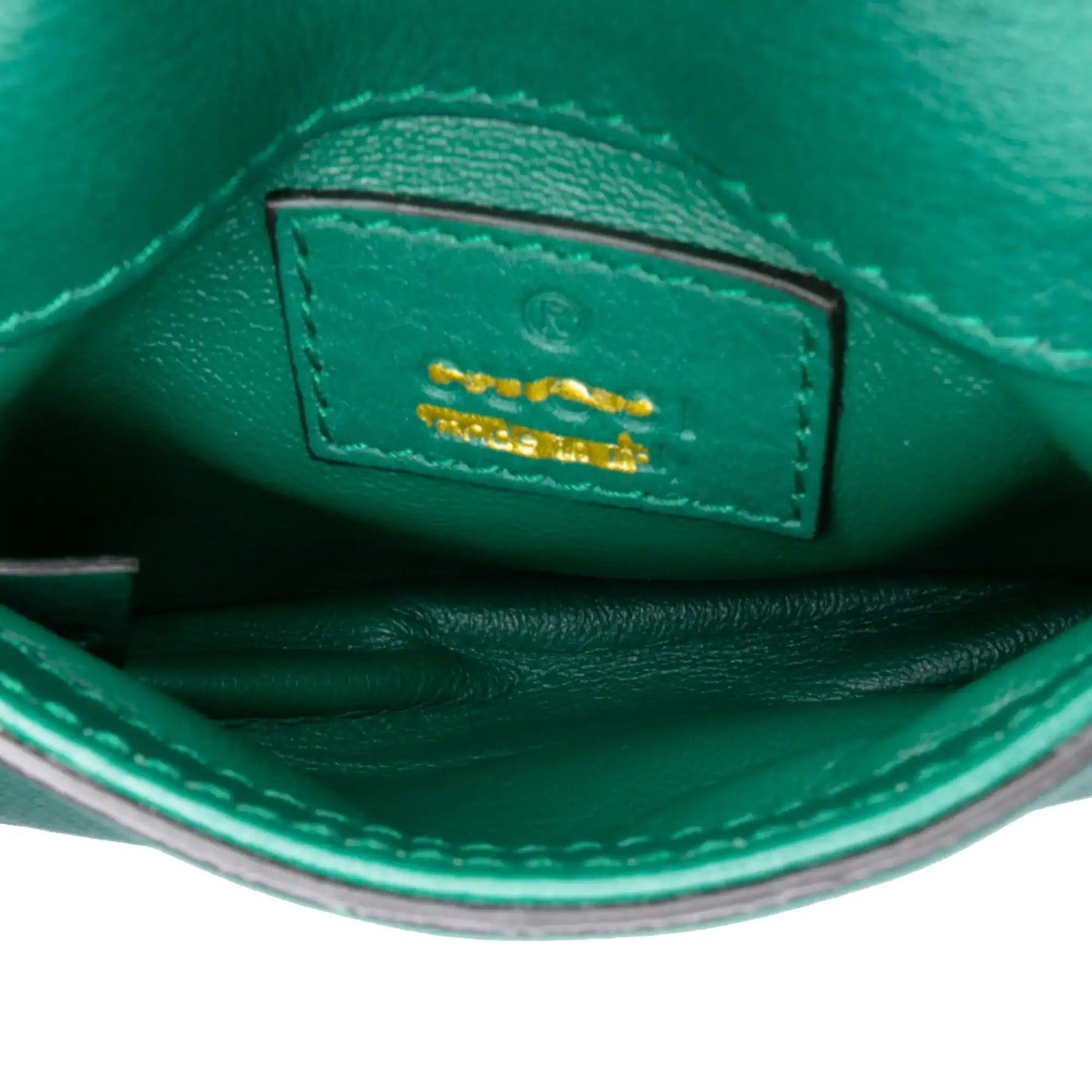 Gucci Textured Calfskin Blondie Card Case on Strap
