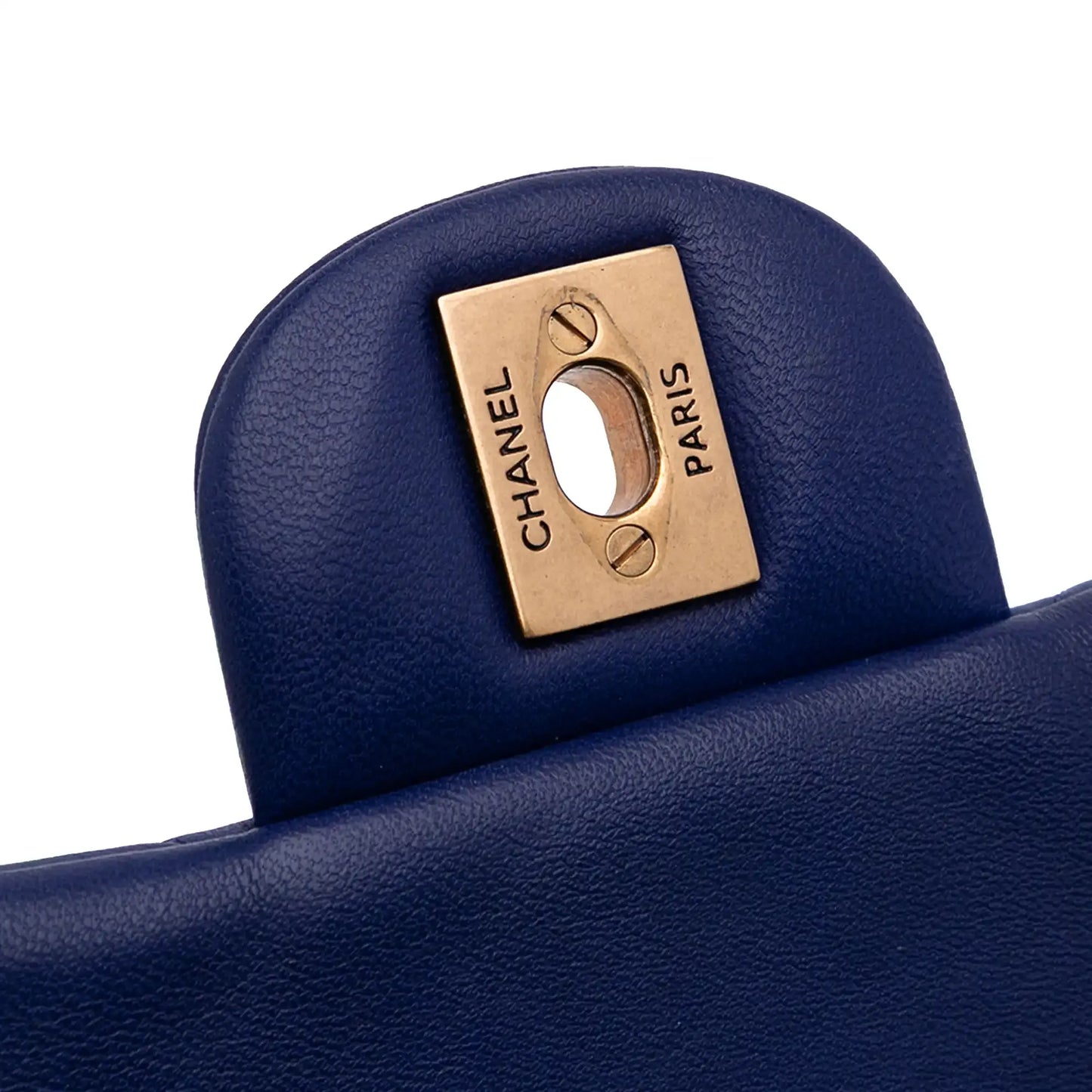 Chanel Mini Square Classic Chevron Lambskin Single Flap