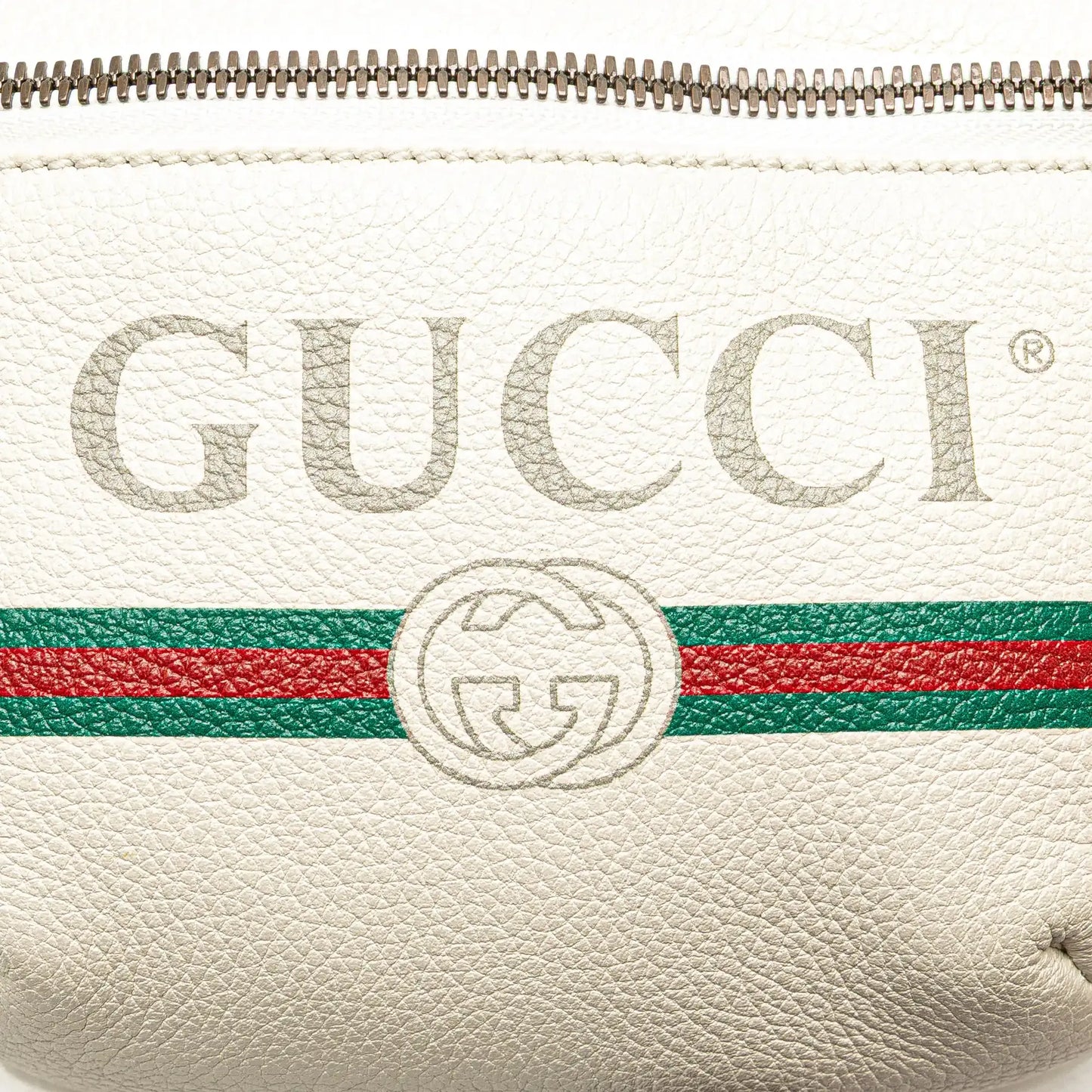 Gucci Logo Leather Belt Bag