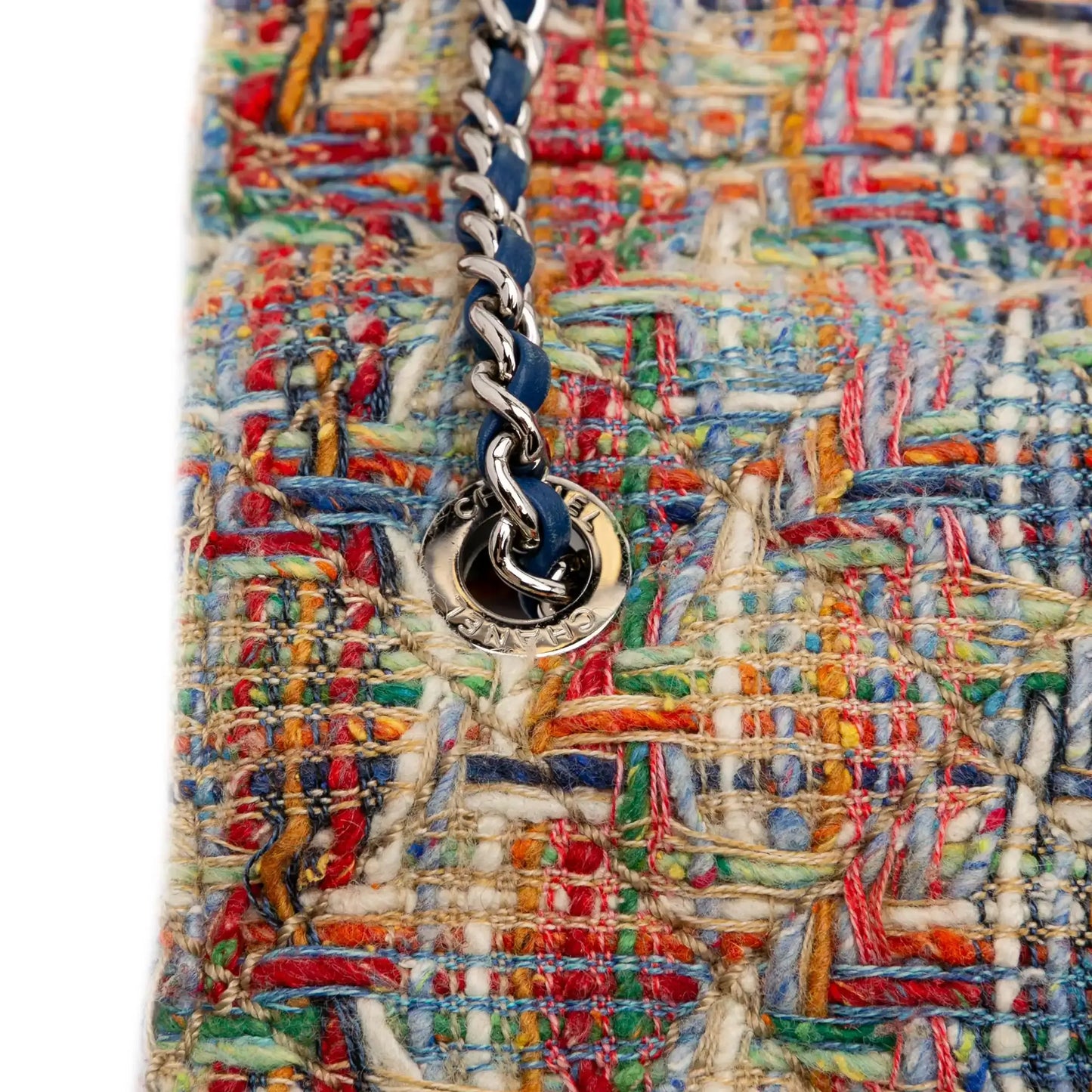 Chanel Mini Quilted Tweed Beauty Lock Flap