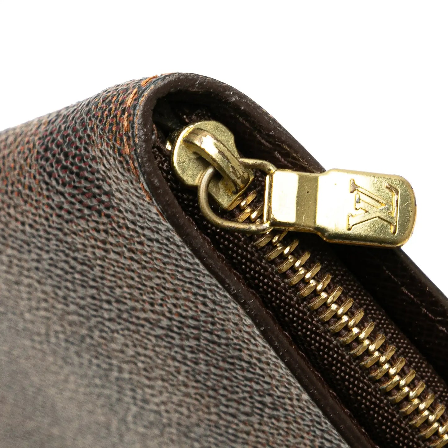 Louis Vuitton Damier Ebene Porte Monnaie Zippy Long Wallet