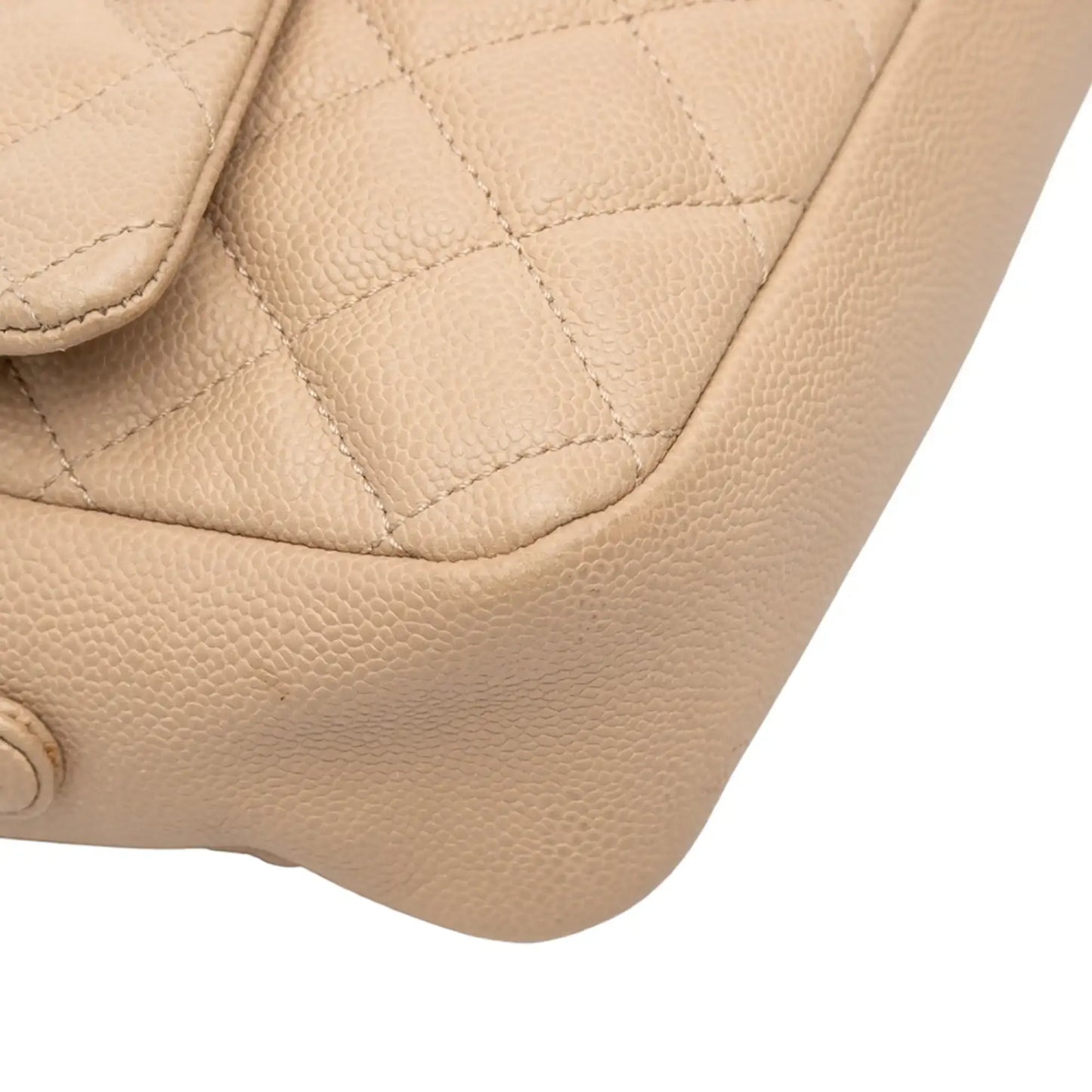 Chanel Jumbo Quilted Caviar Easy Flap