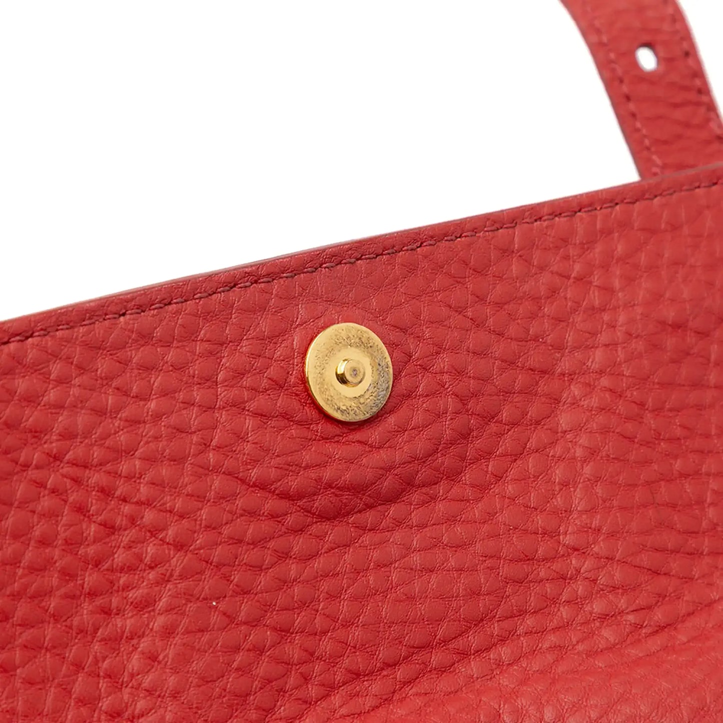 Prada Vitello Daino Double Buckle Messenger Bag