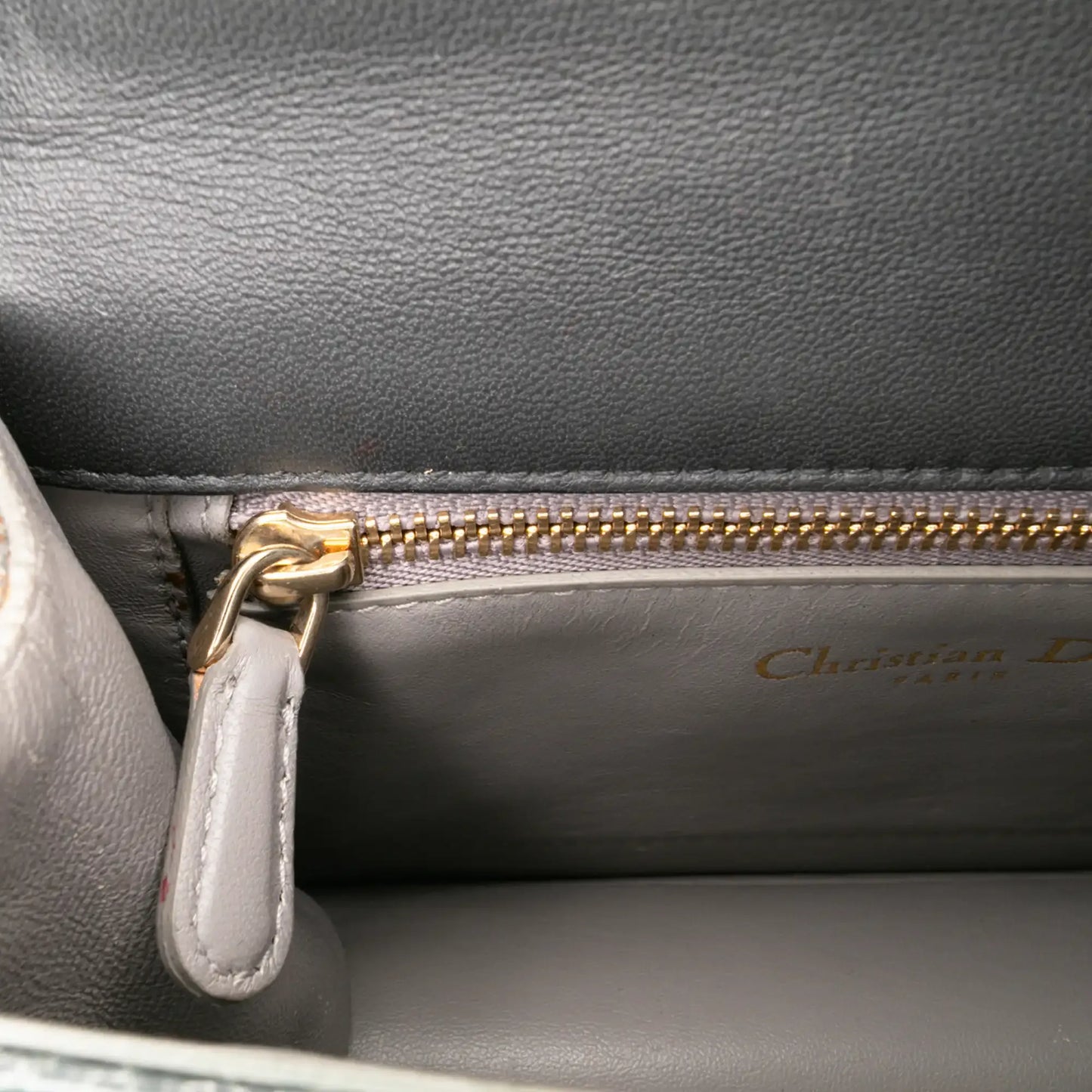 Dior Mini Crackled Deerskin Diorama Flap
