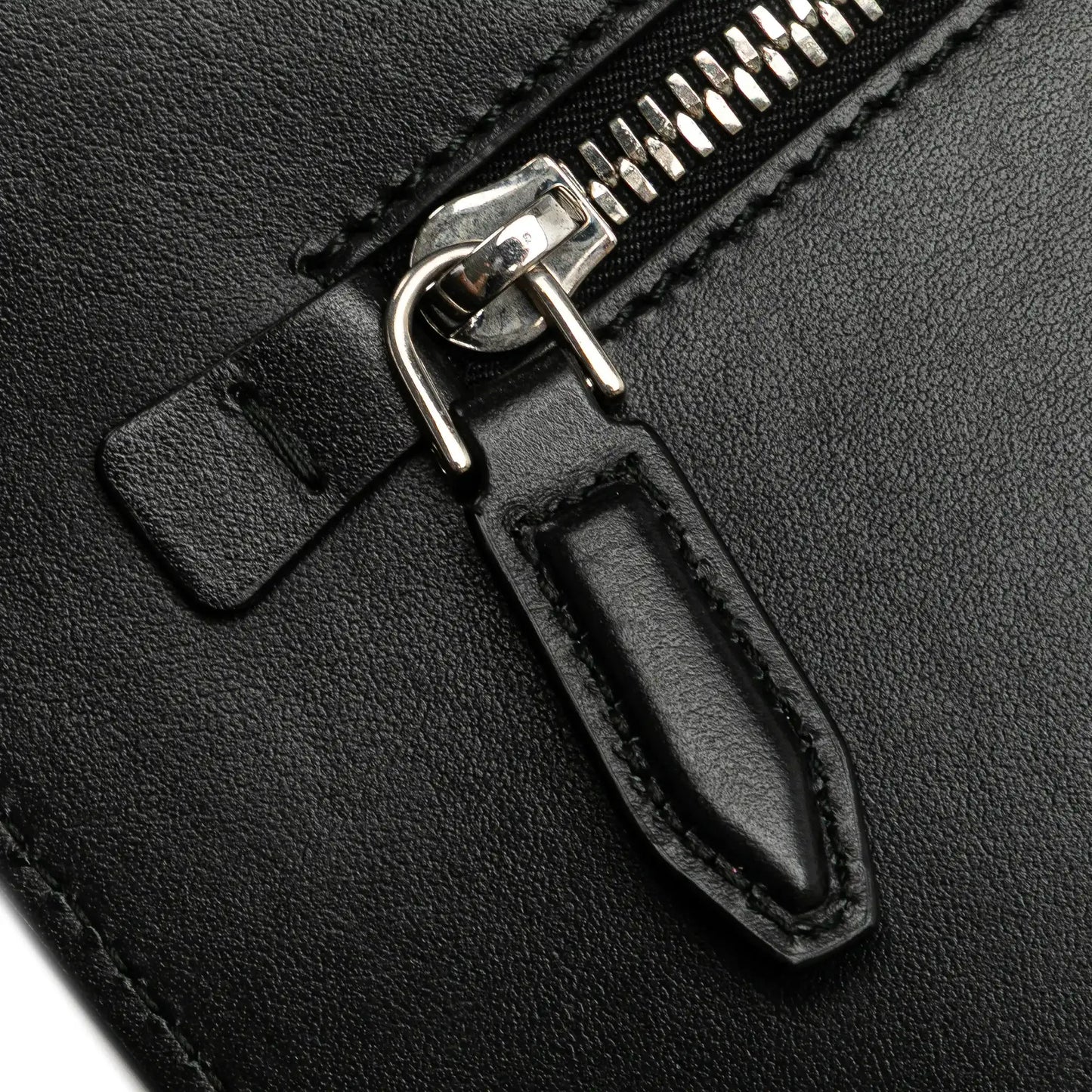 Ferragamo Leather Gancini Clutch