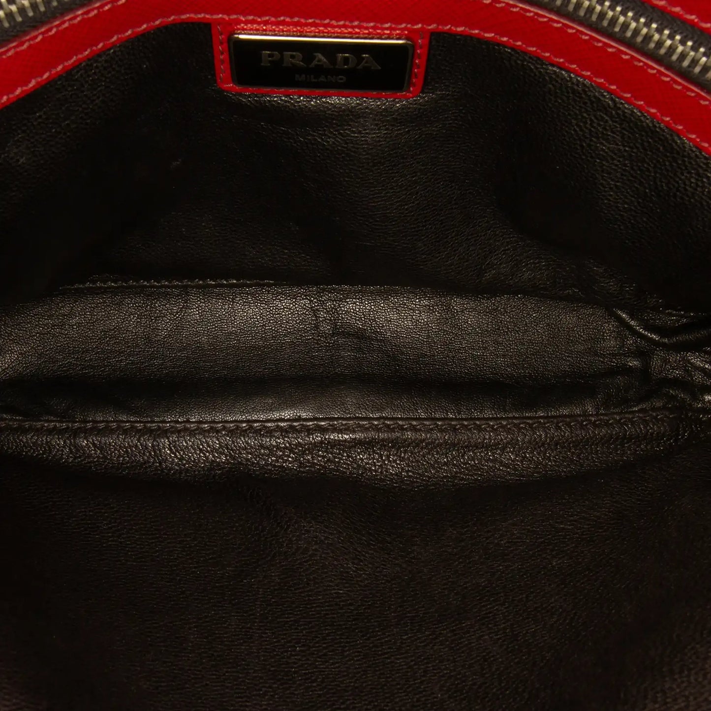 Prada Saffiano Portfolio Zip Clutch