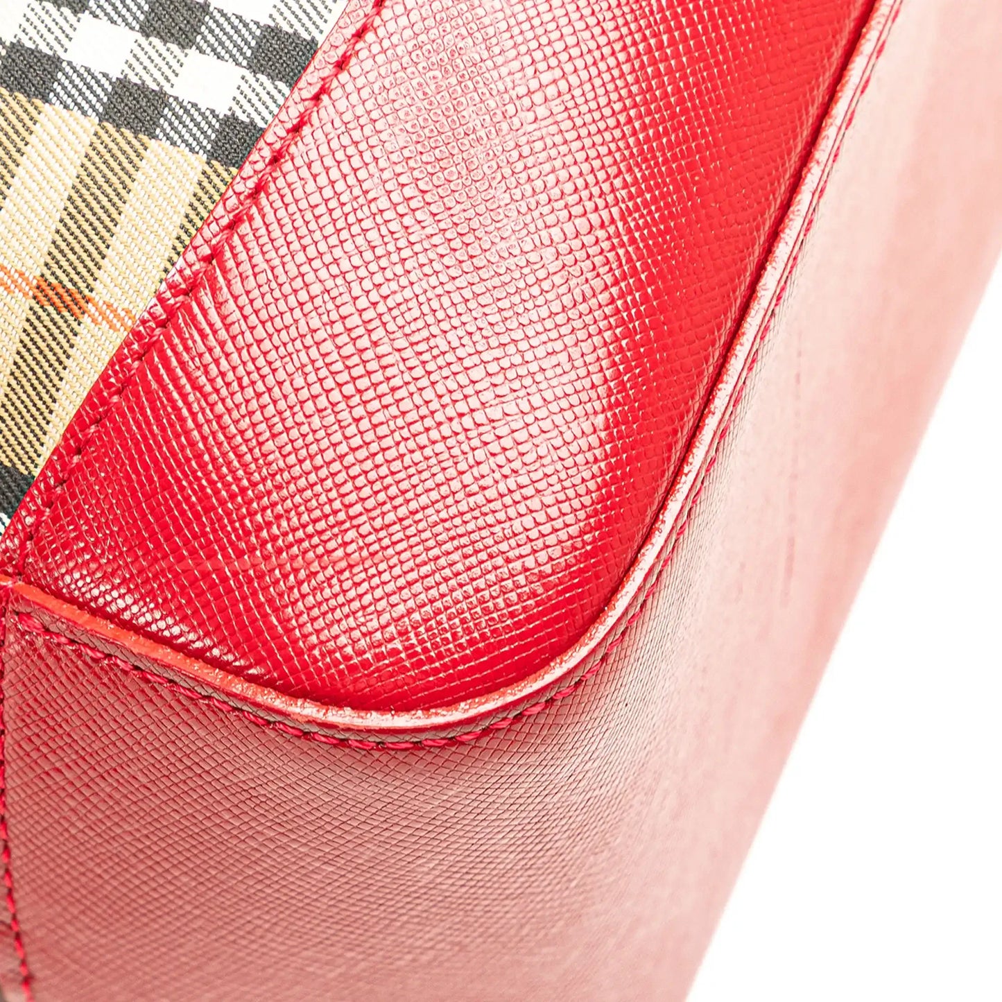 Burberry Haymarket Check Canvas Backpack
