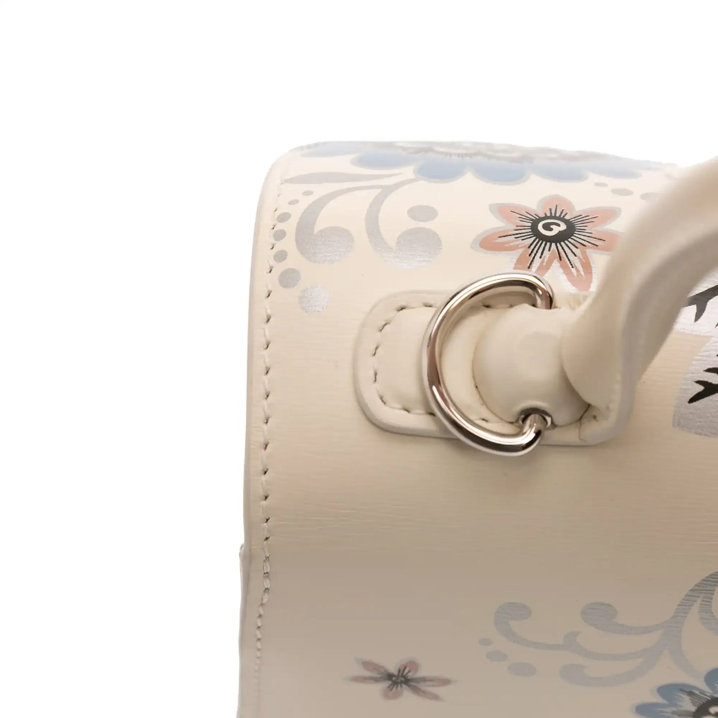 Delvaux MIni Smooth Calfskin Brillant Blooming Crystalline Satchel