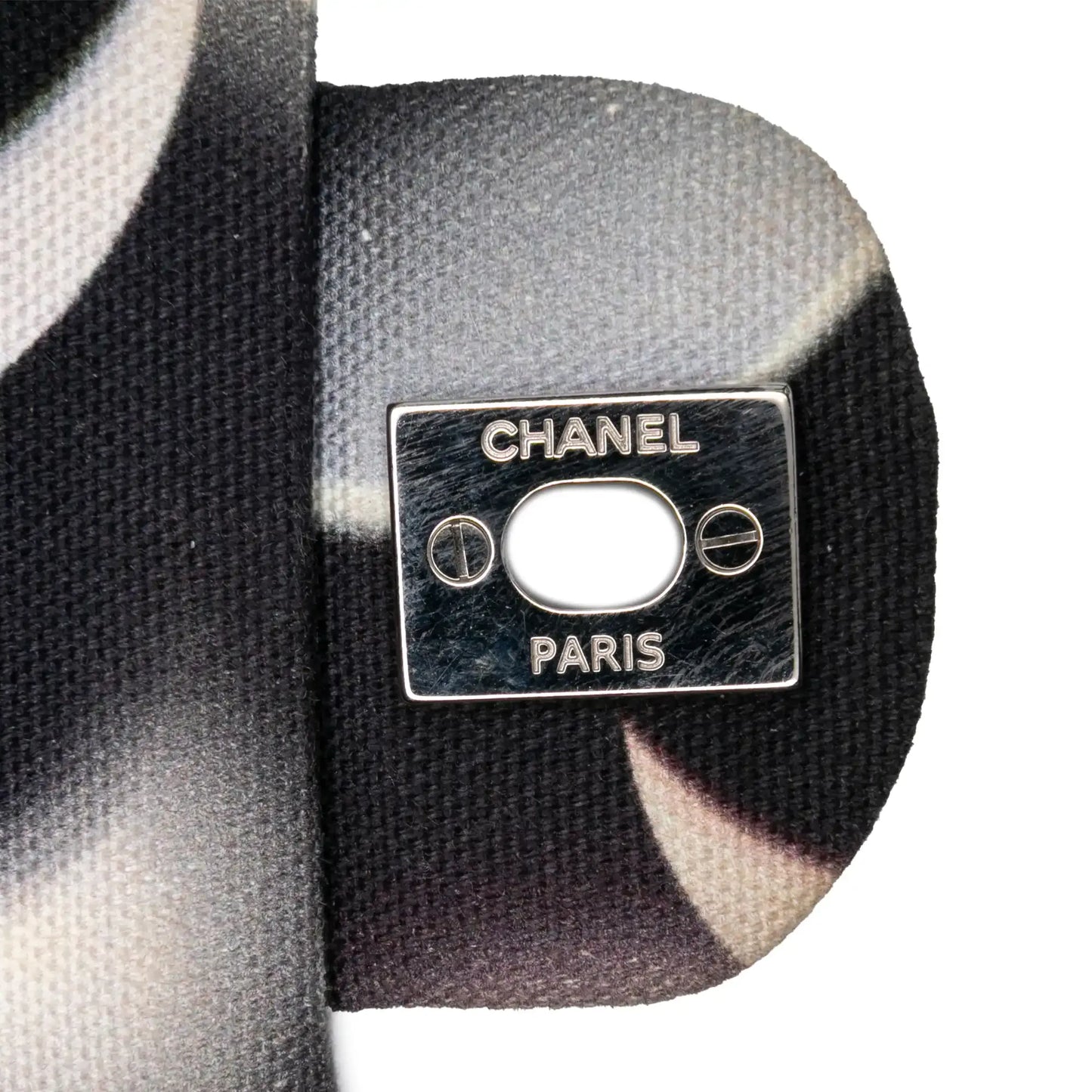 Chanel Medium Classic Canvas Sequin Moon Double Flap