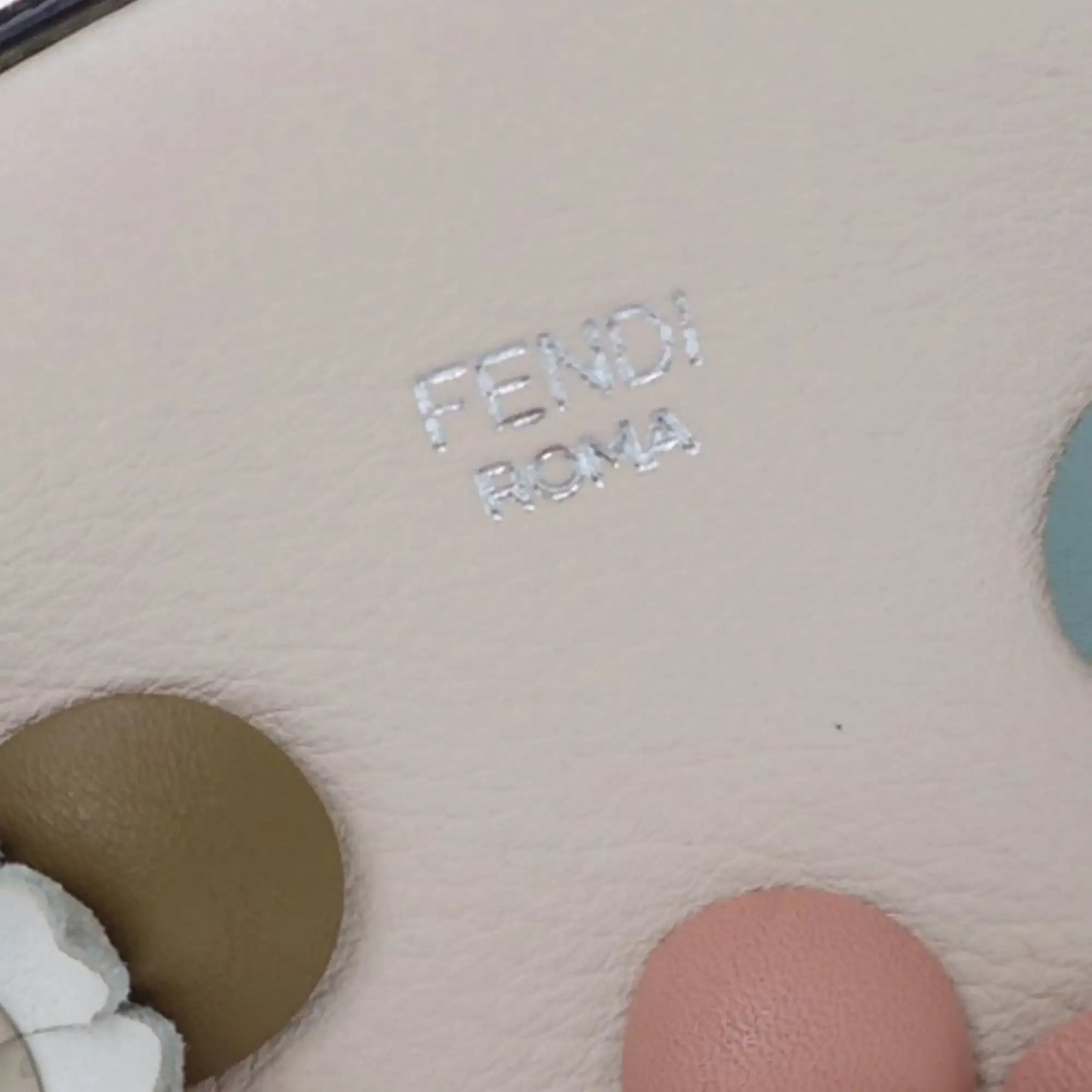 Fendi Mini Leather Vitello By The Way Flowerland Backpack