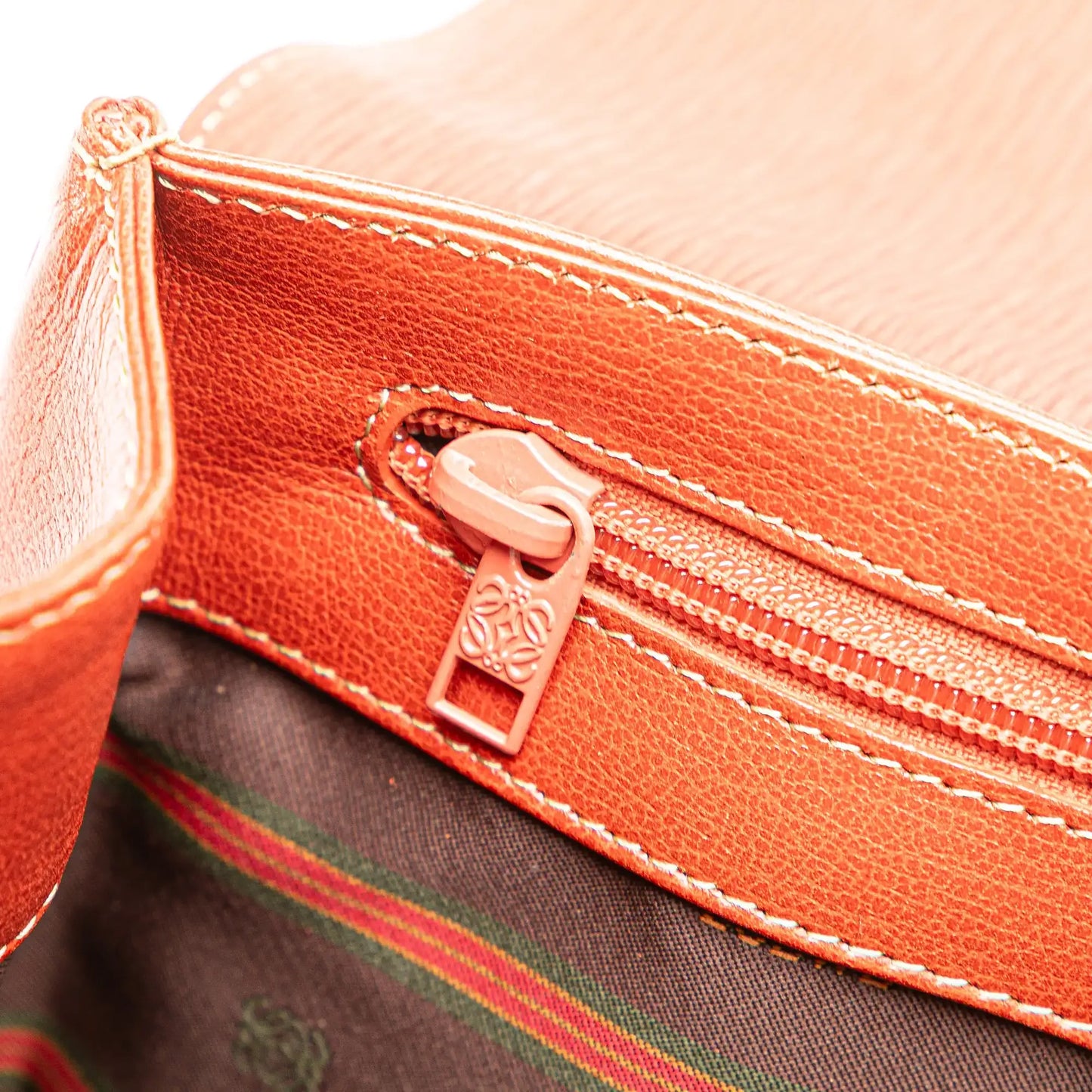 Loewe Leather Velazquez Twist Clutch