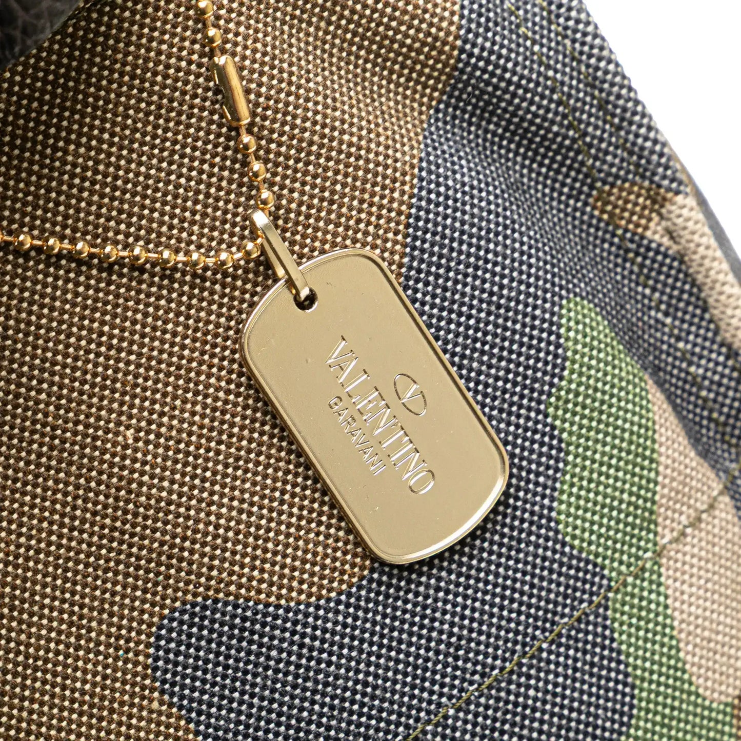 Valentino Canvas Camouflage Backpack
