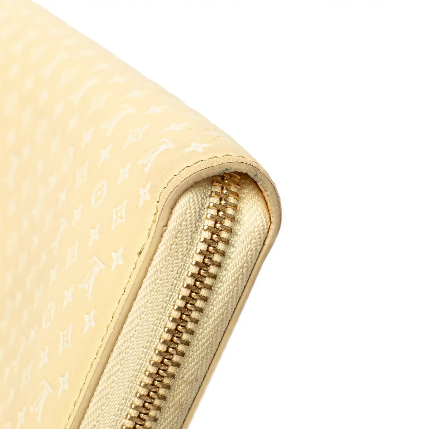 Louis Vuitton Embossed Calfskin Nanogram Zippy Wallet